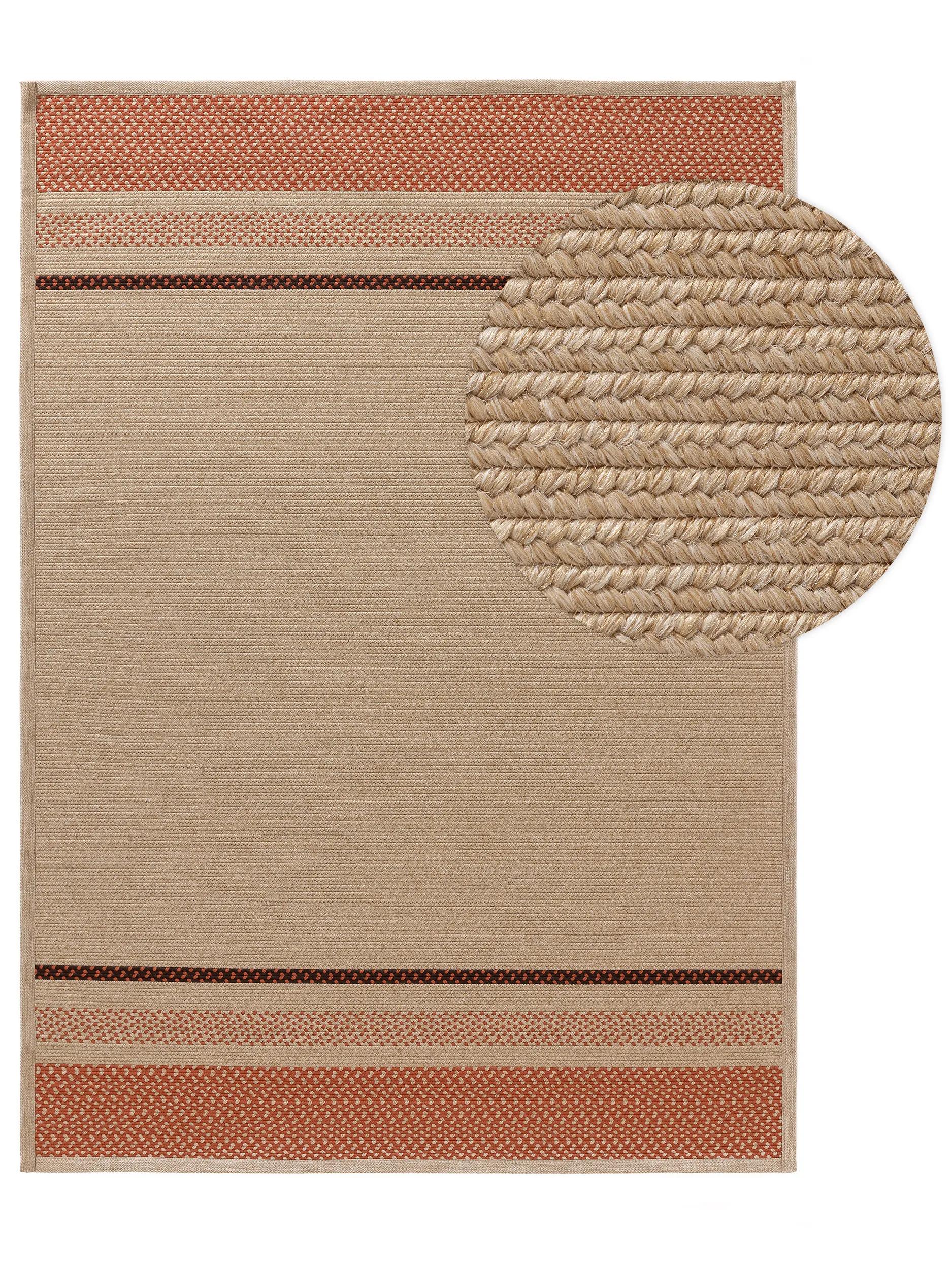 In- & Outdoor Rug Nandi Terracotta