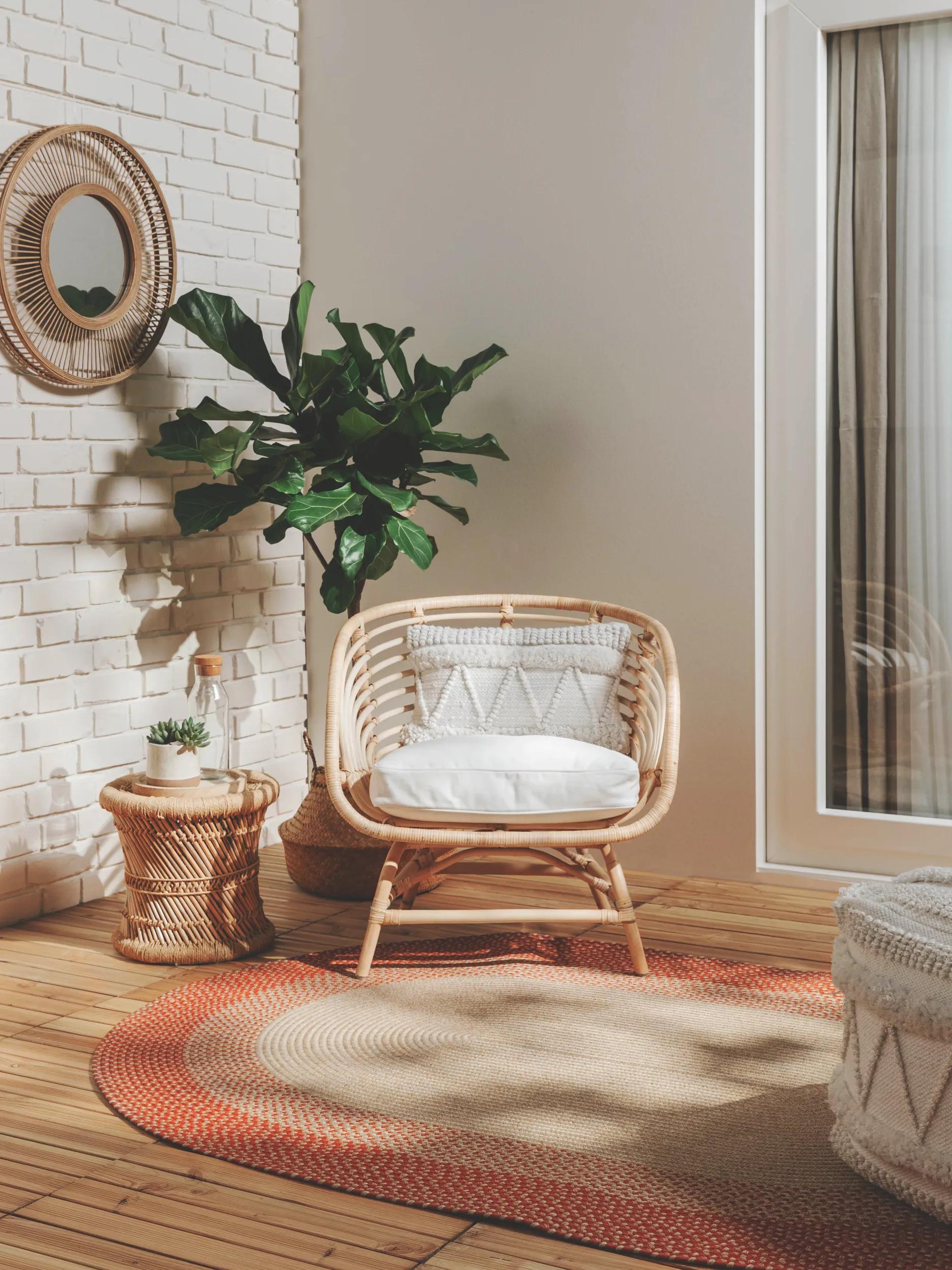 In- & Outdoor Teppich Nandi Terrakotta