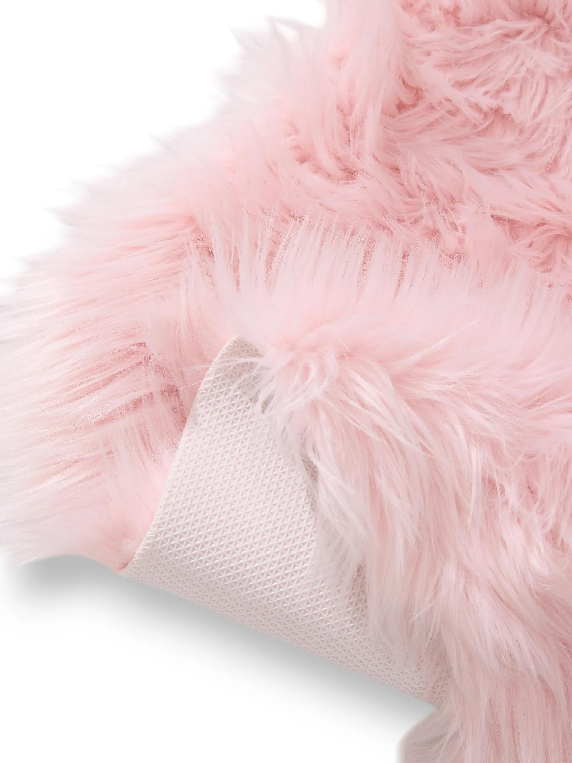 Washable Shaggy Rug Nanuk Pink