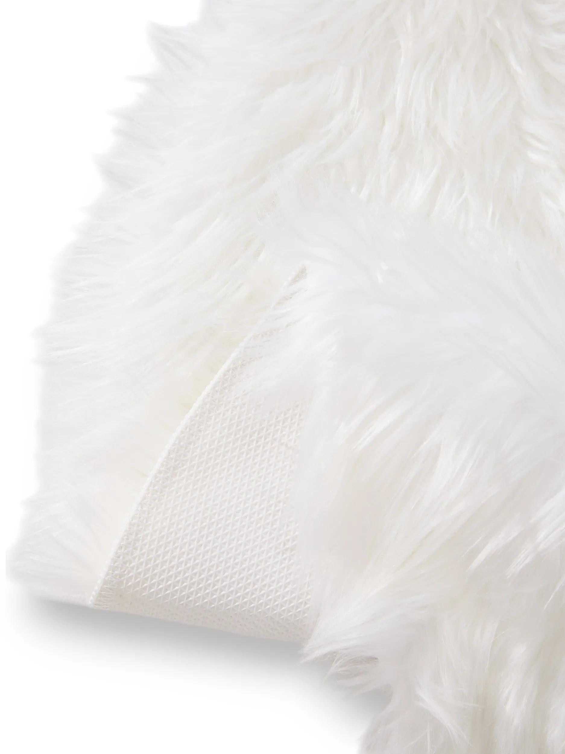 Washable Shaggy Rug Nanuk White