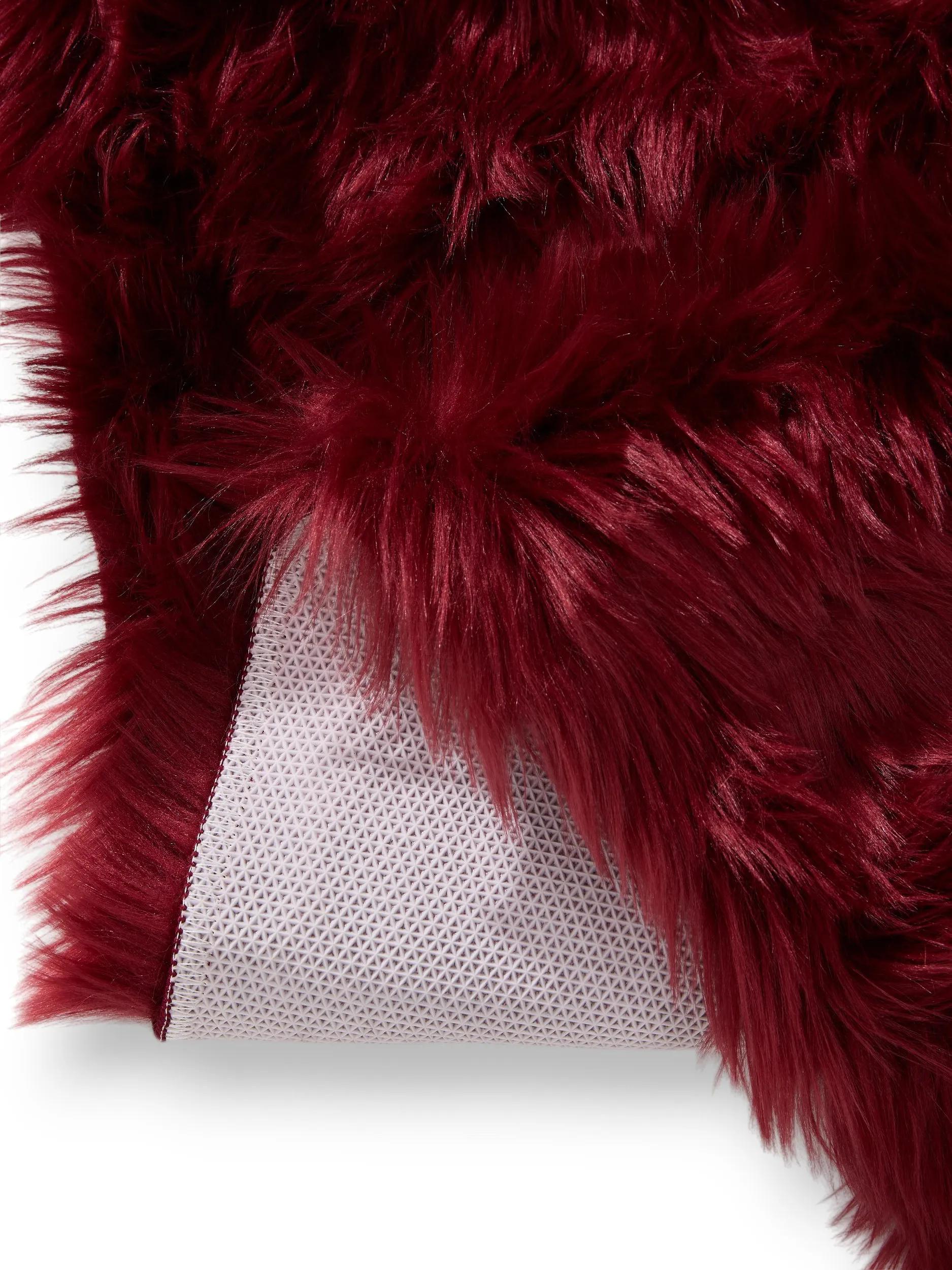 Washable Shaggy Rug Nanuk Bordeaux
