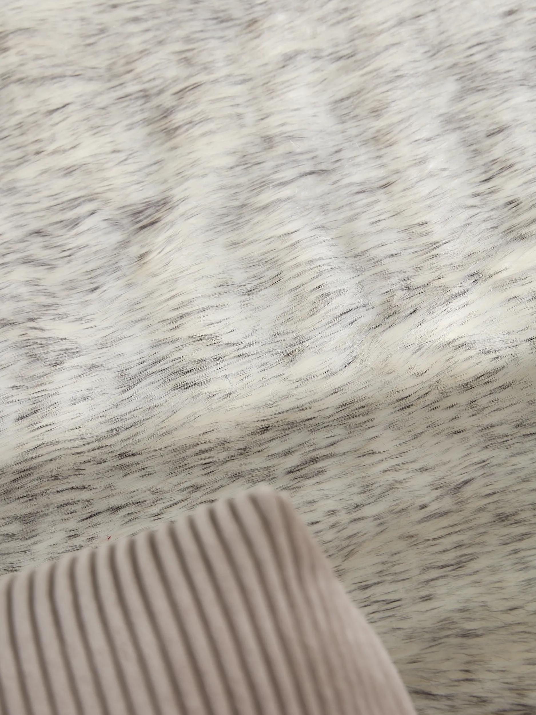 Washable Shaggy Rug Nanuk Black/White