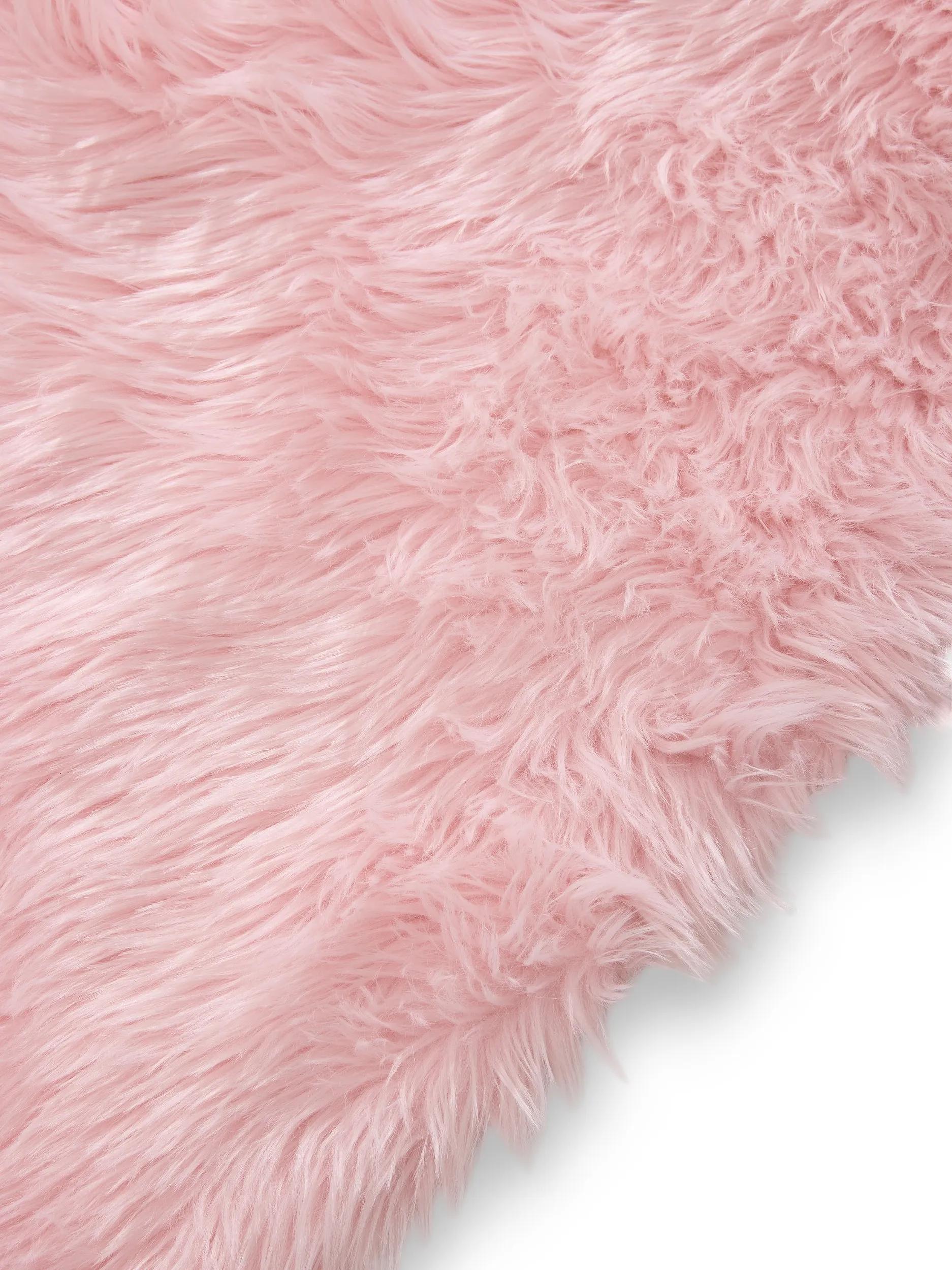 Washable Shaggy Rug Nanuk Pink
