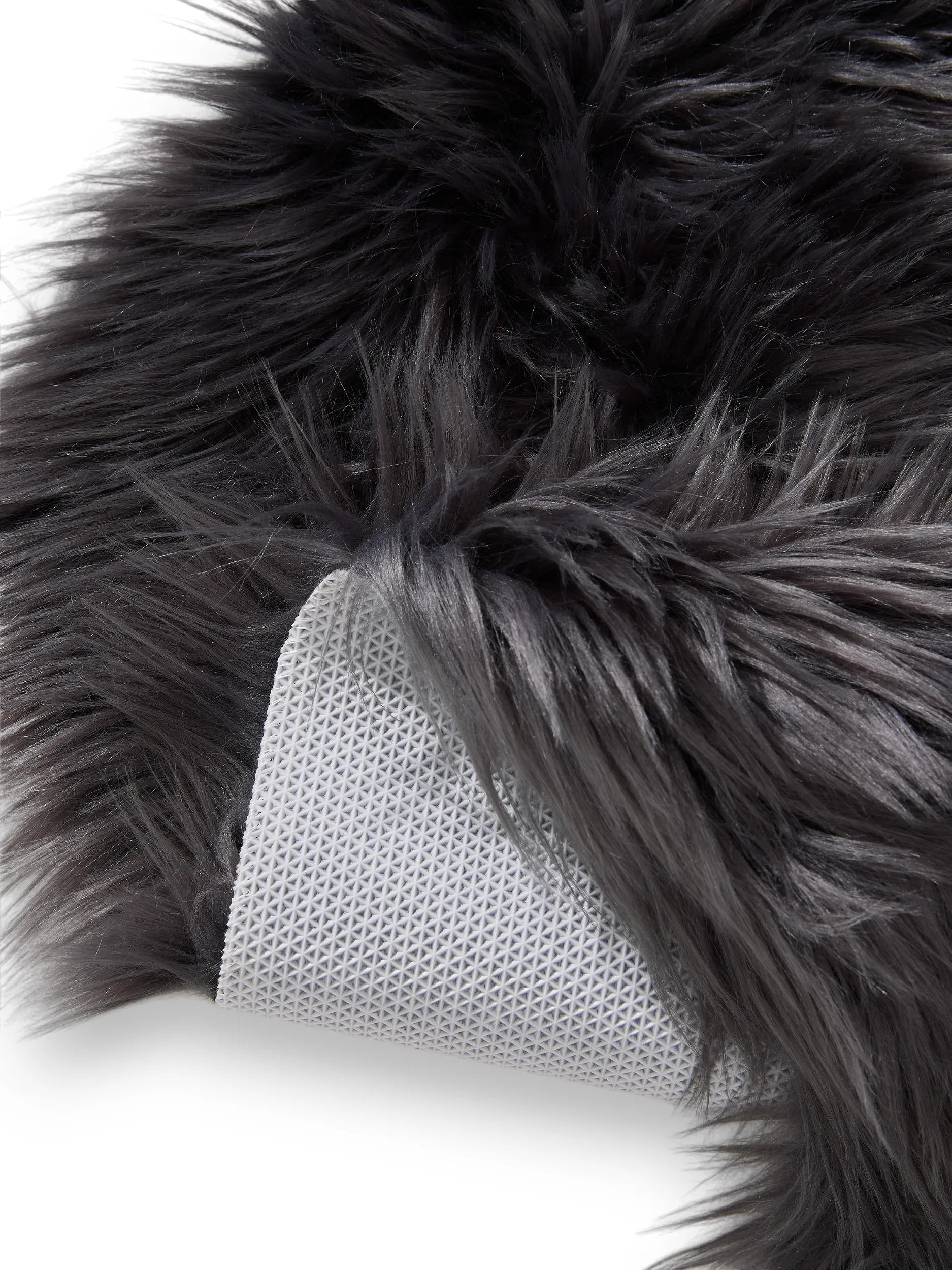 Washable Shaggy Rug Nanuk Charcoal