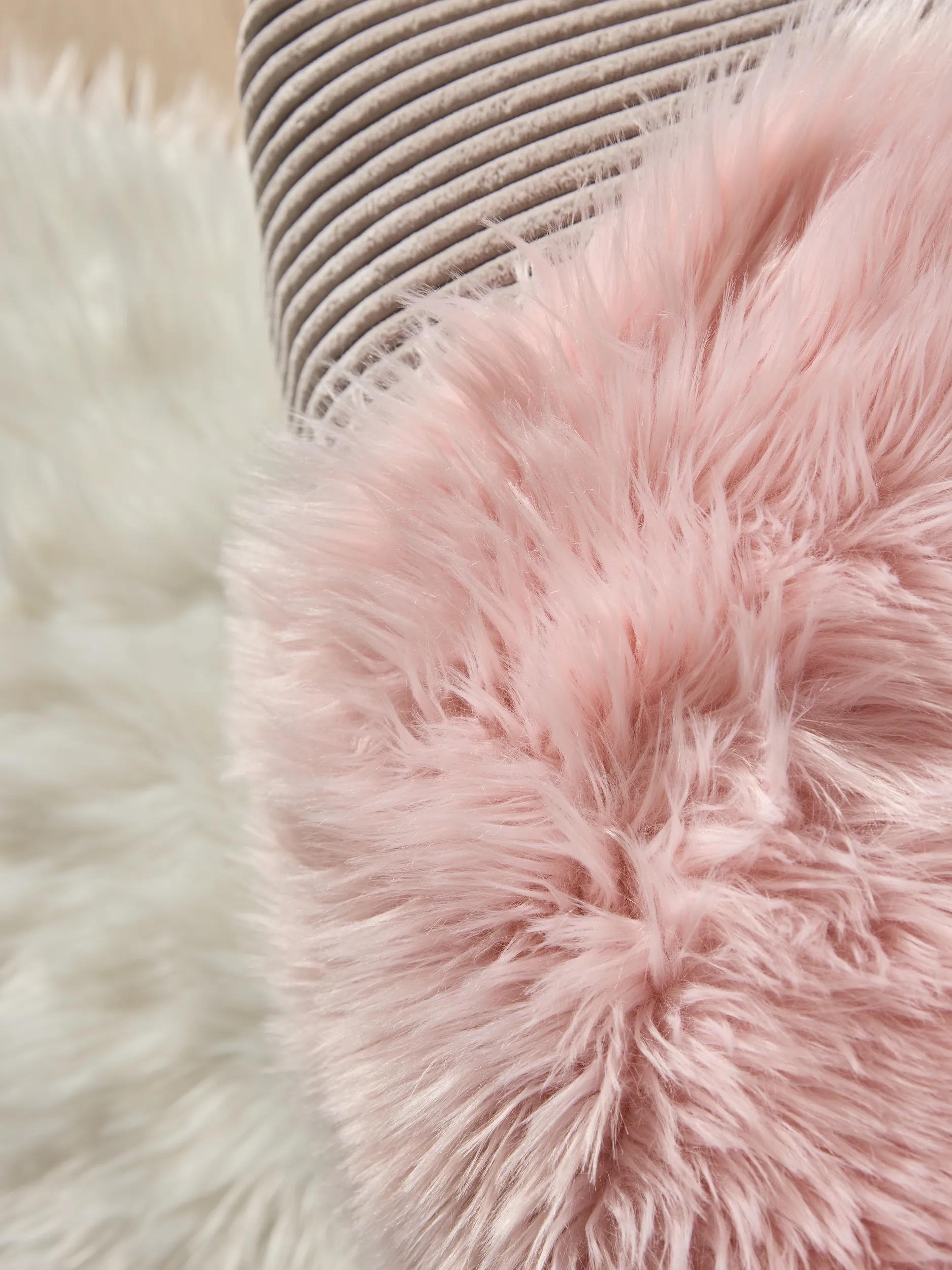 Washable Shaggy Rug Nanuk Pink