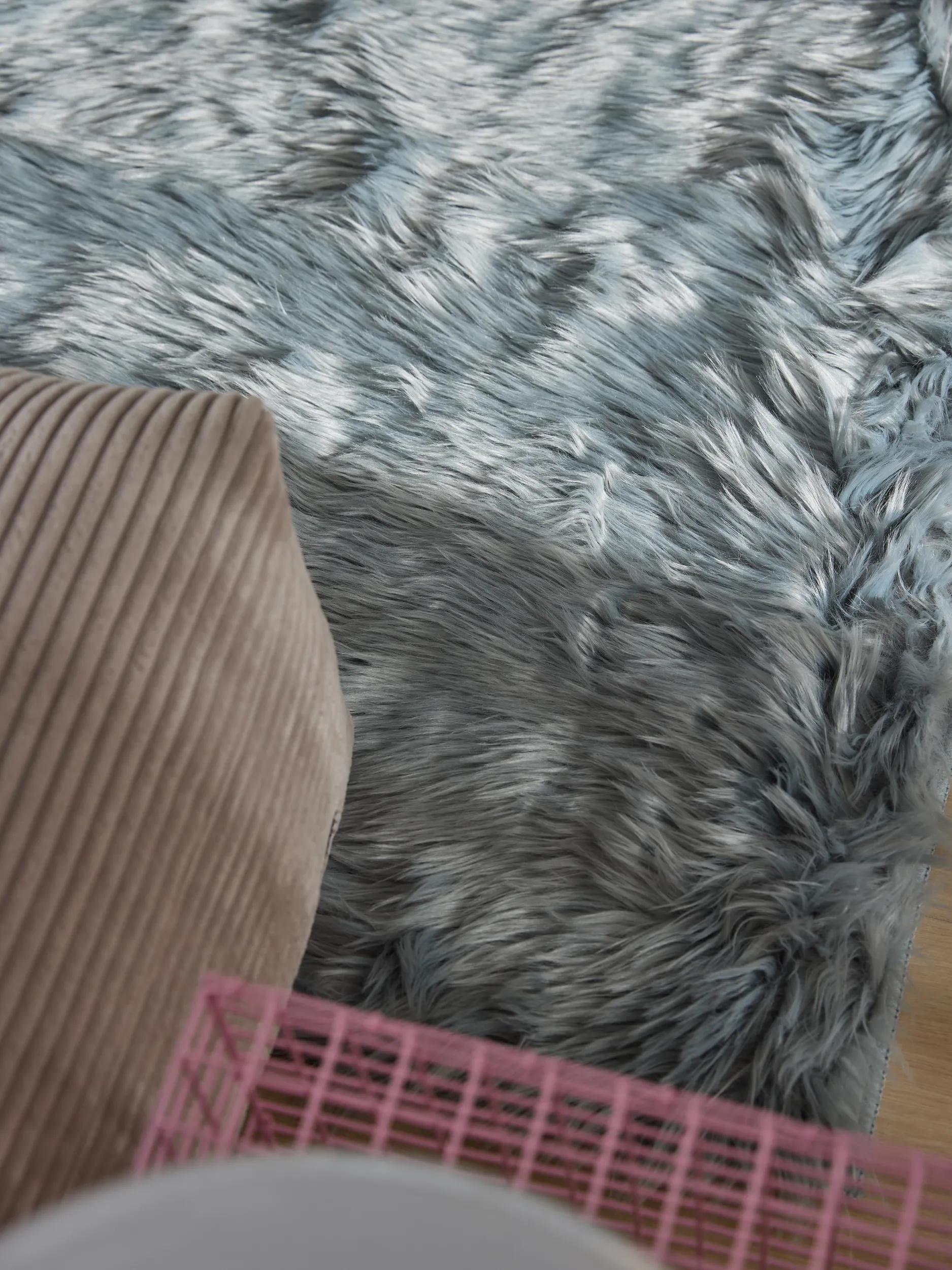 Washable Shaggy Rug Nanuk Blue