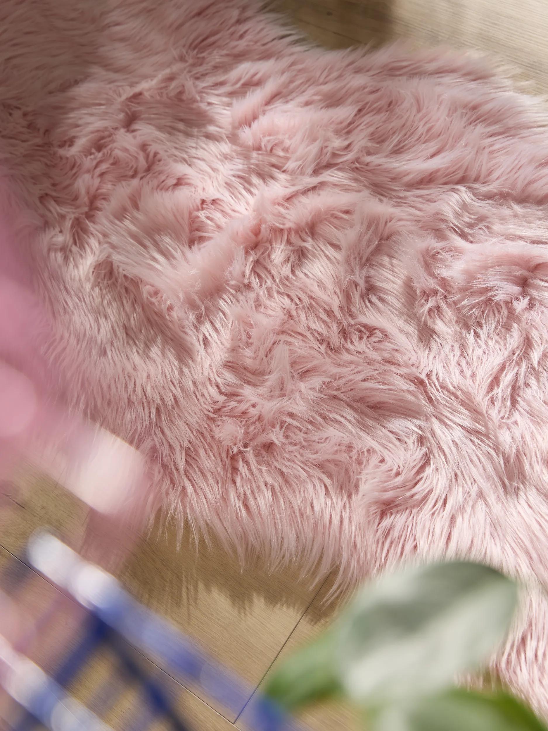 Washable Shaggy Rug Nanuk Pink