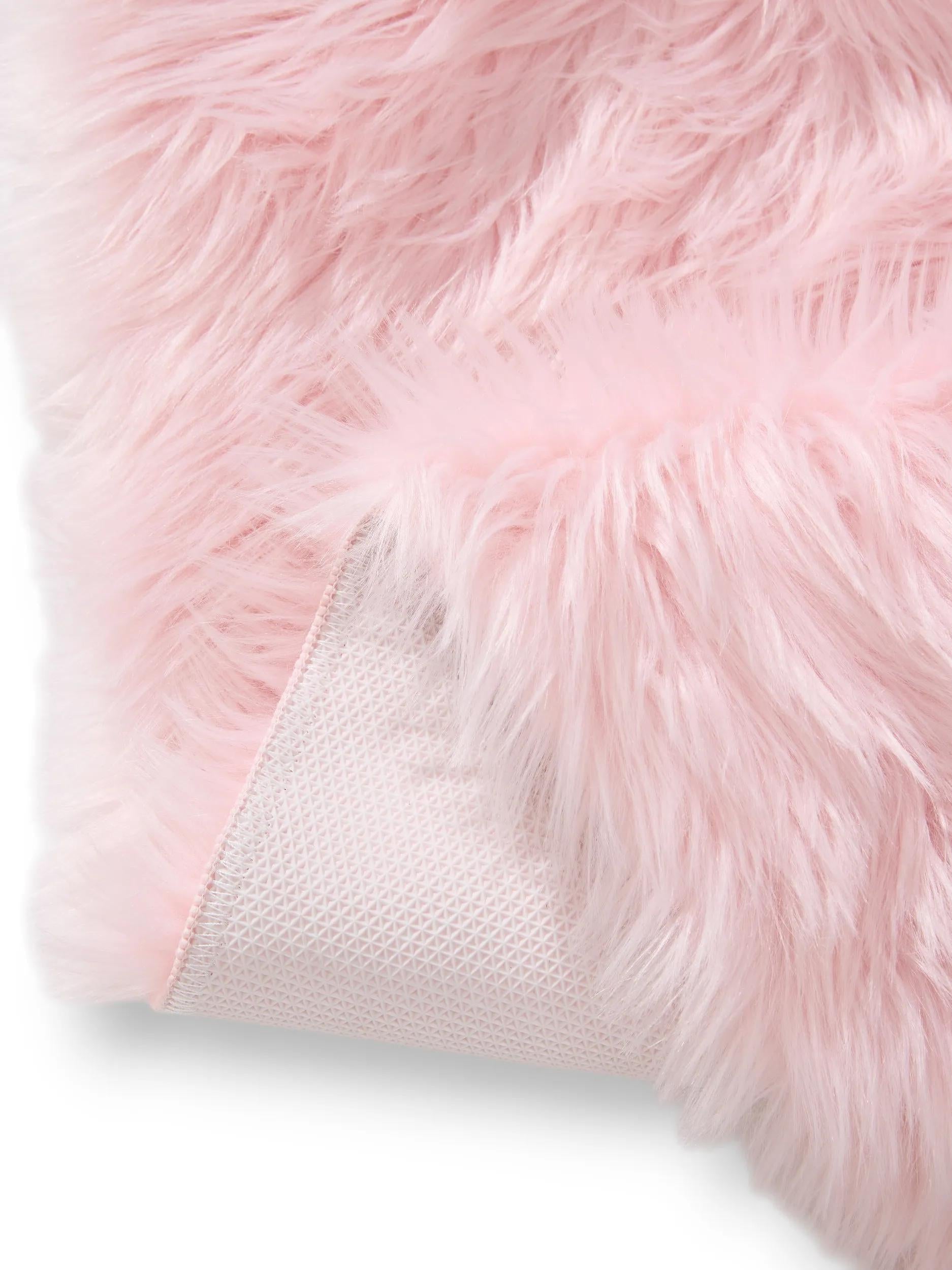 Washable Shaggy Rug Nanuk Pink