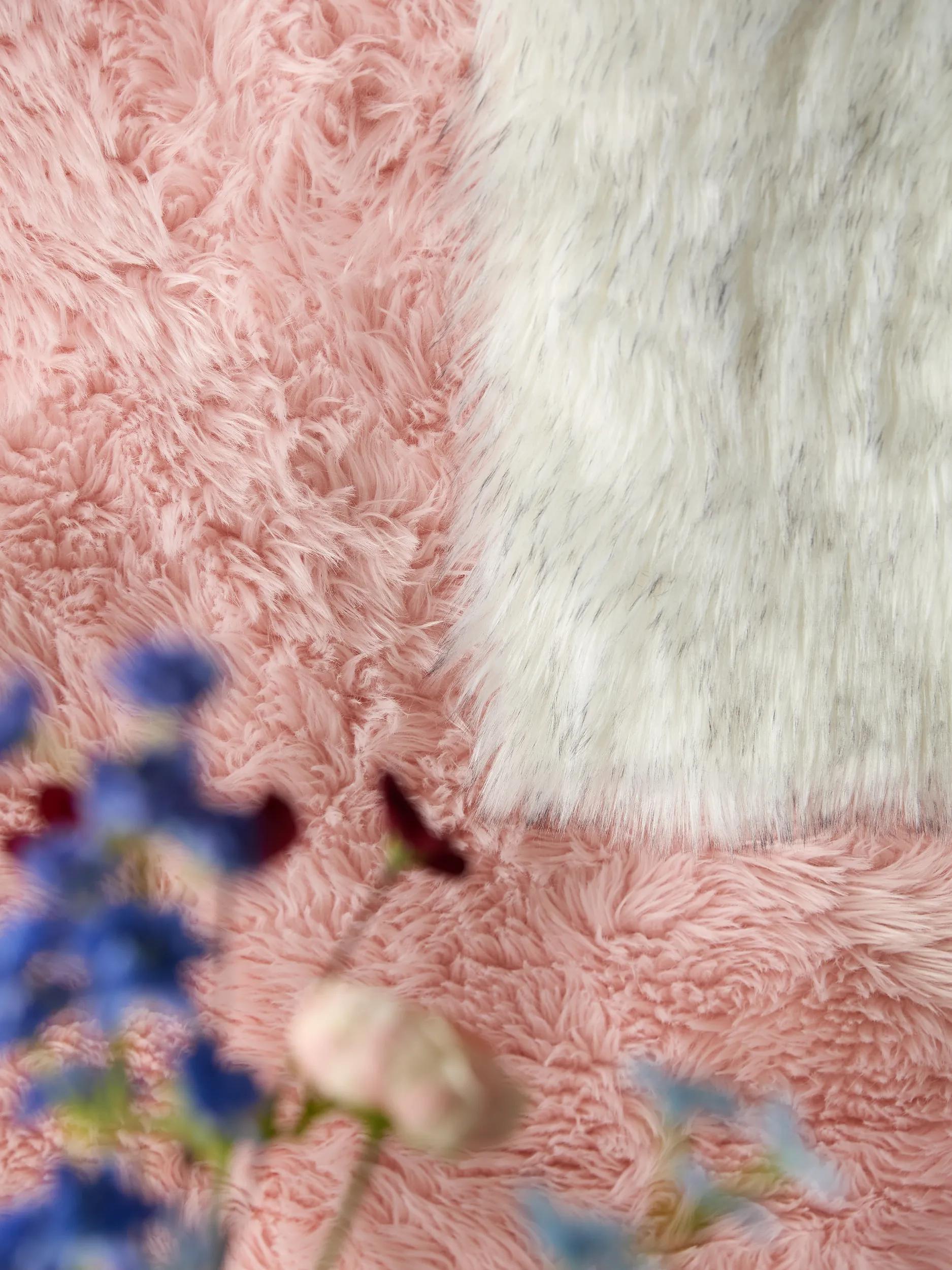 Washable Shaggy Rug Nanuk Pink
