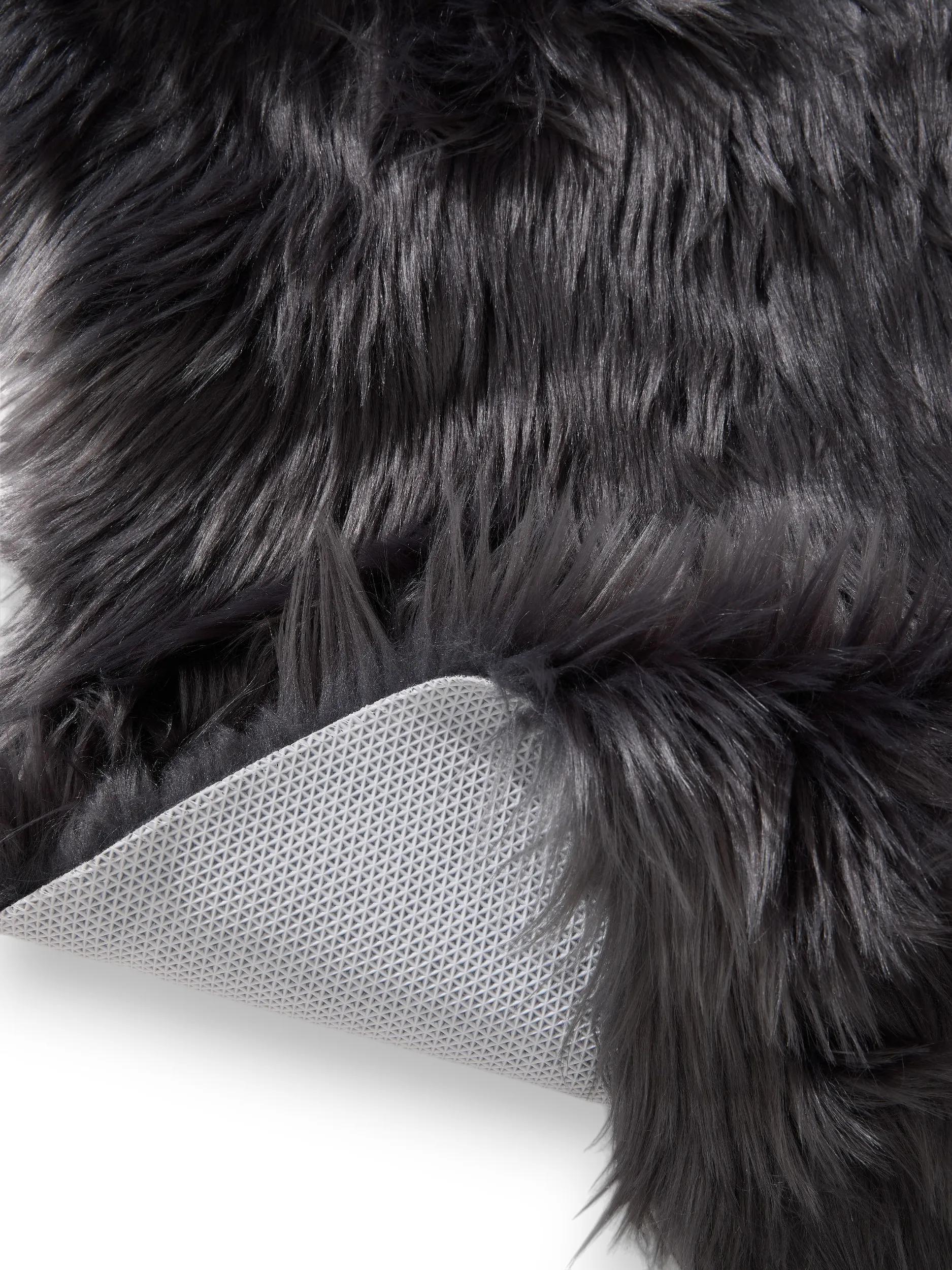 Washable Shaggy Rug Nanuk Charcoal