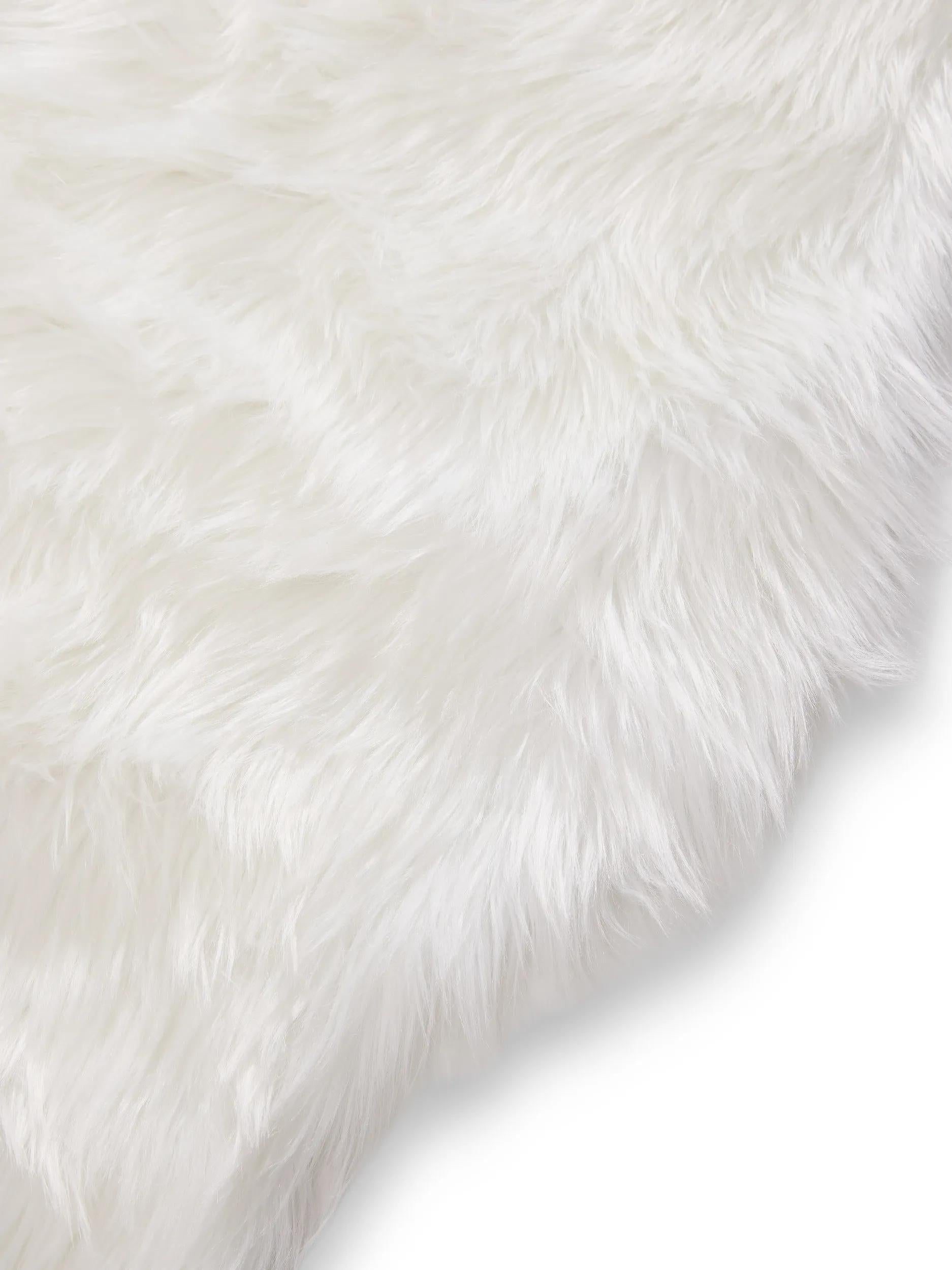 Washable Shaggy Rug Nanuk White