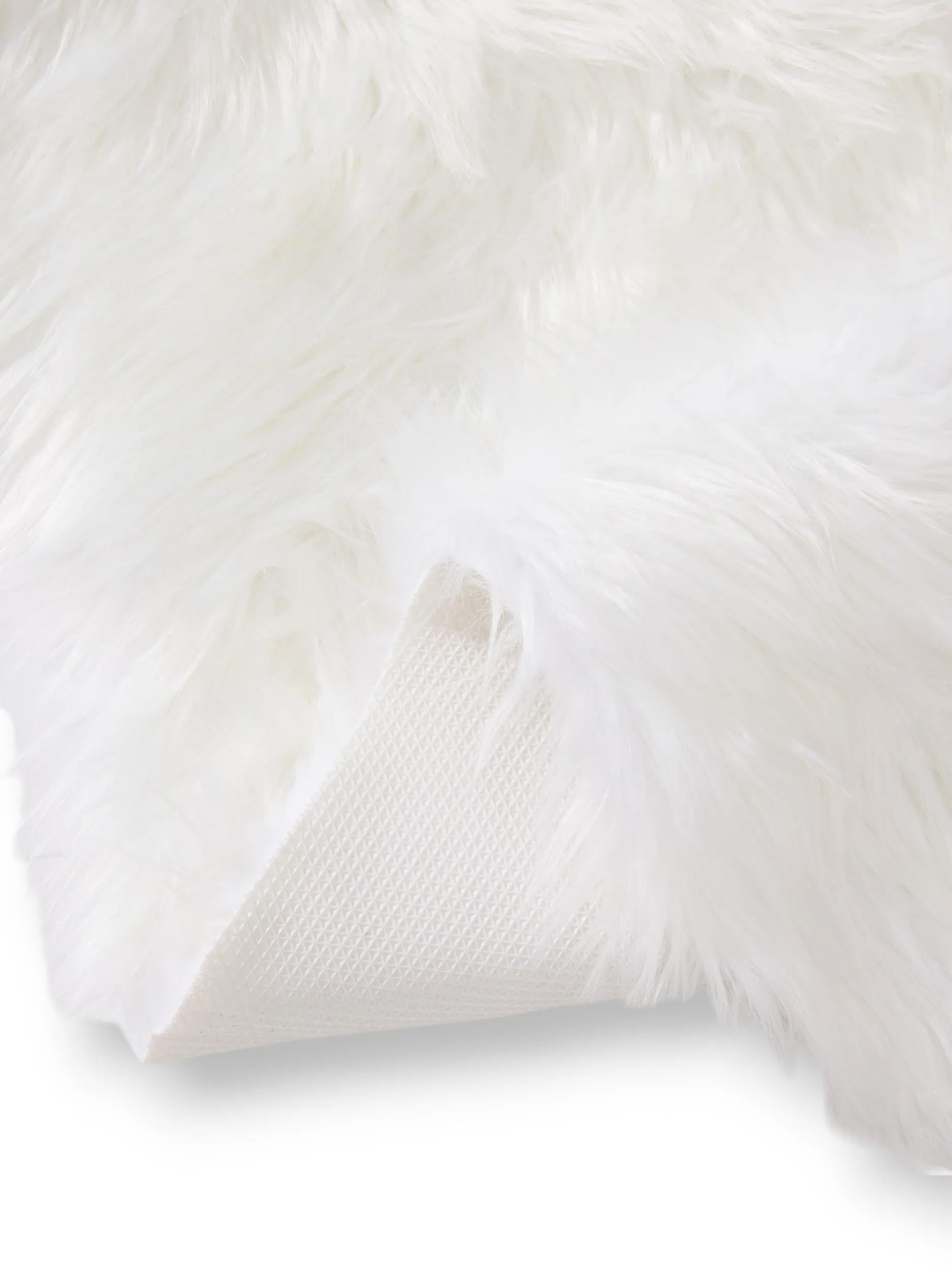 Washable Shaggy Rug Nanuk White