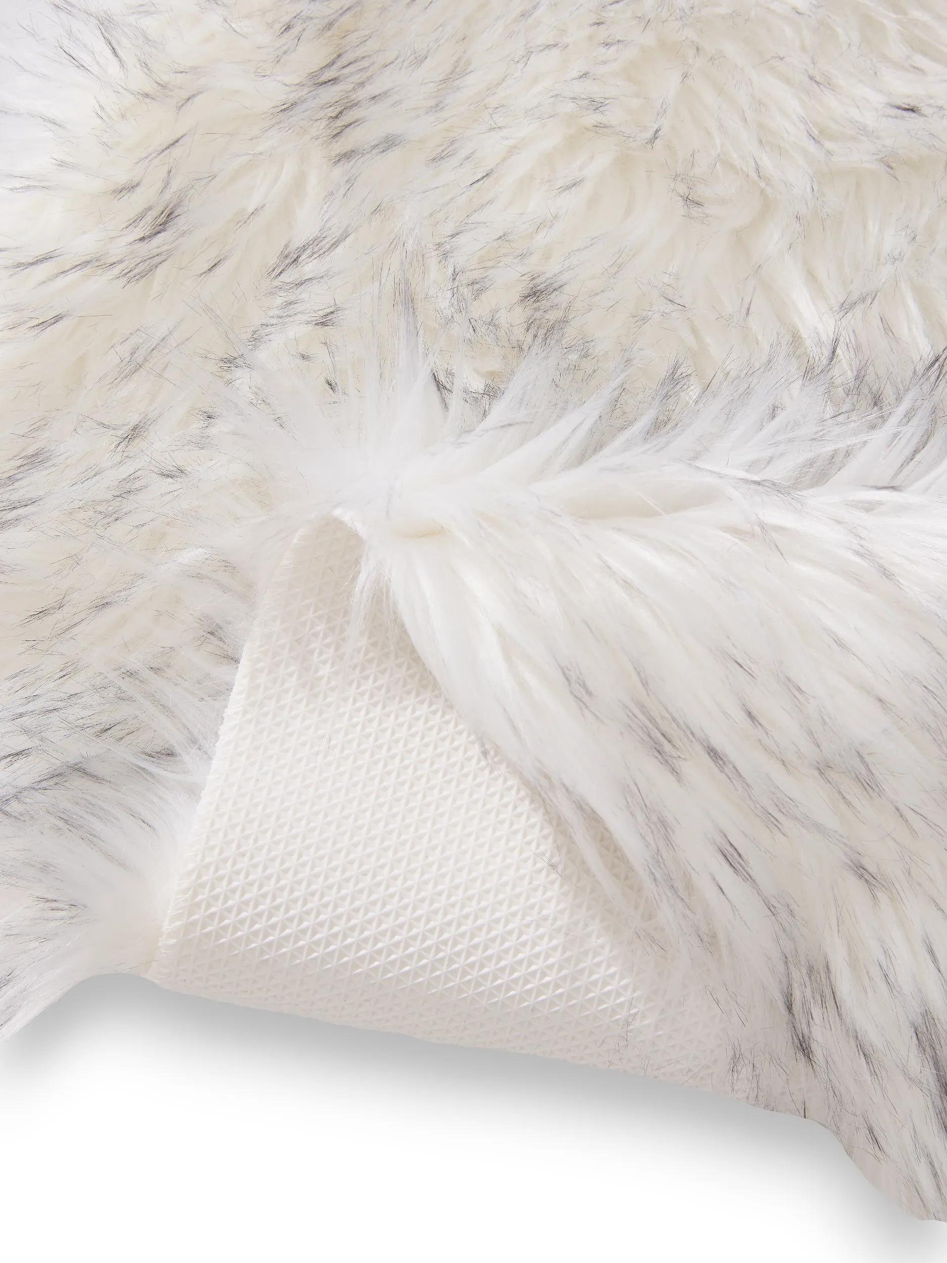 Washable Shaggy Rug Nanuk Black/White