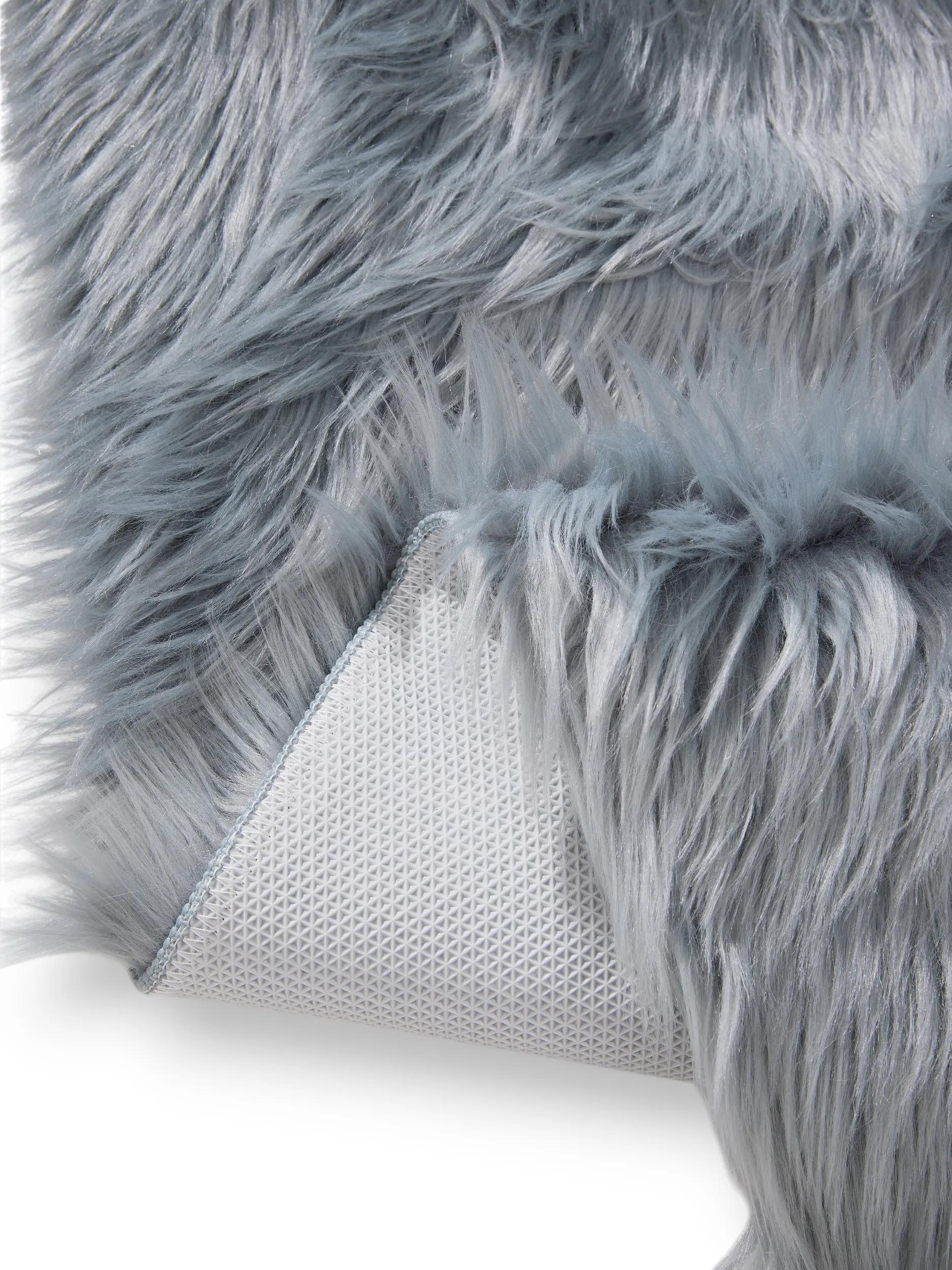 Washable Shaggy Rug Nanuk Blue