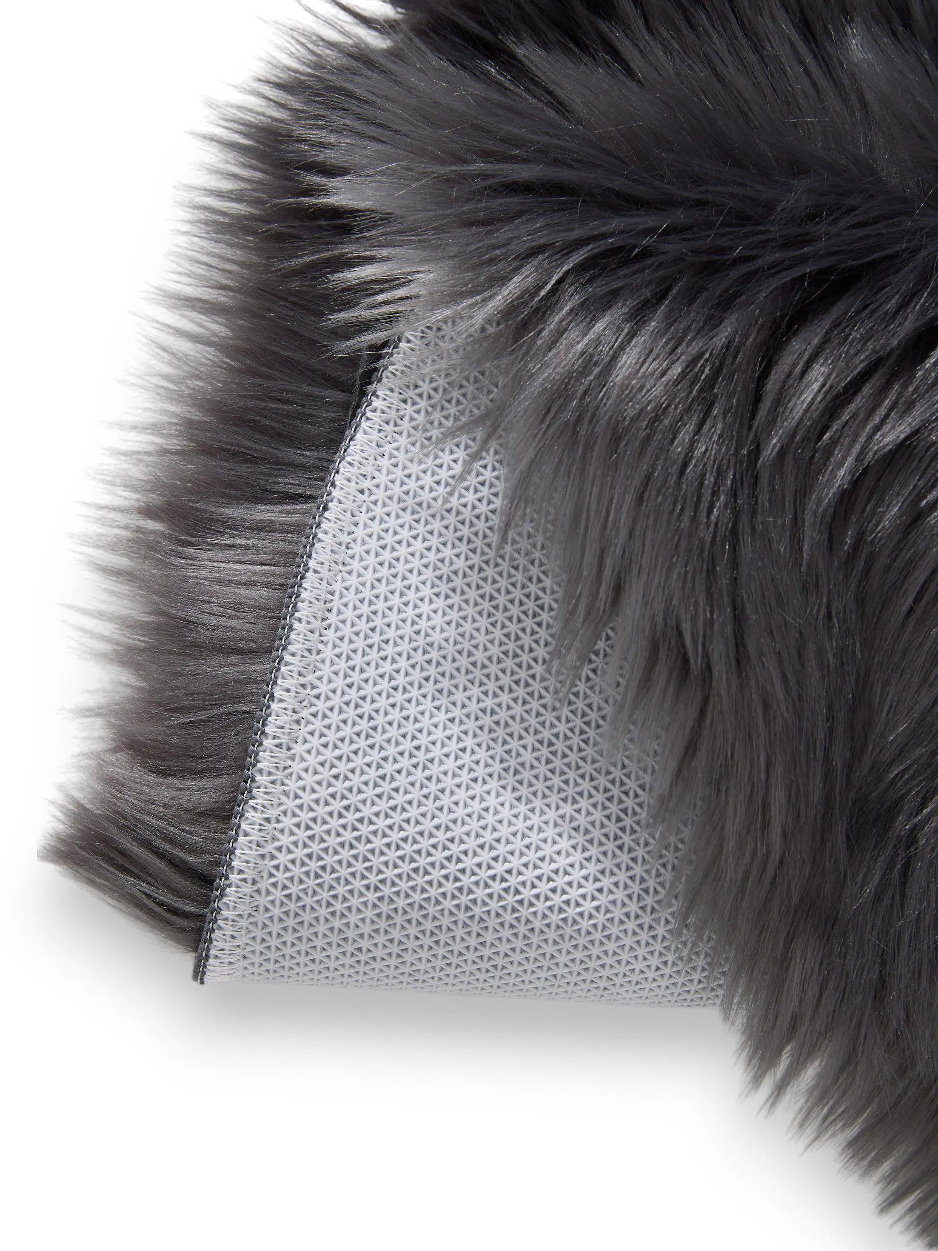 Washable Shaggy Rug Nanuk Charcoal