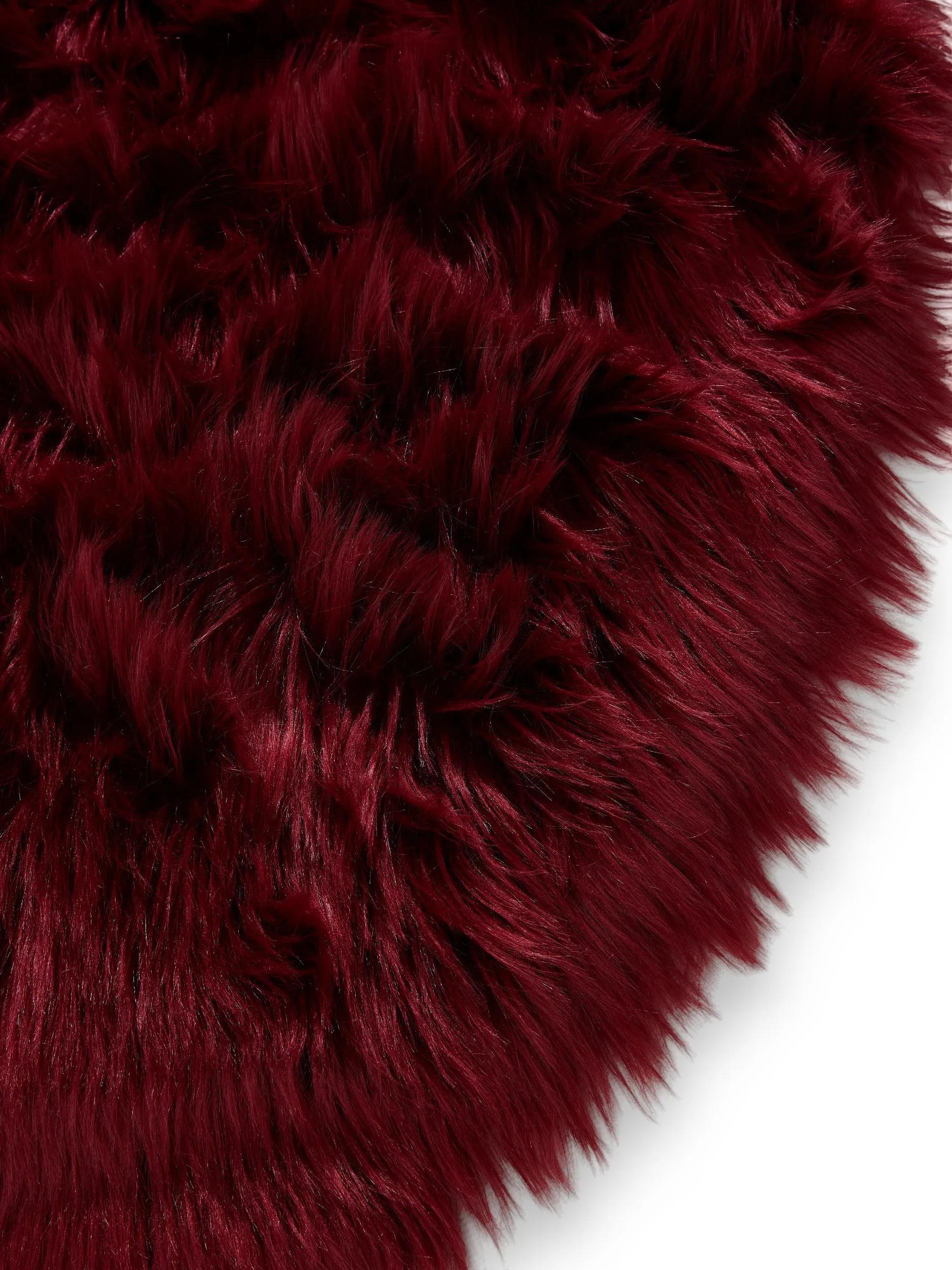 Washable Shaggy Rug Nanuk Bordeaux