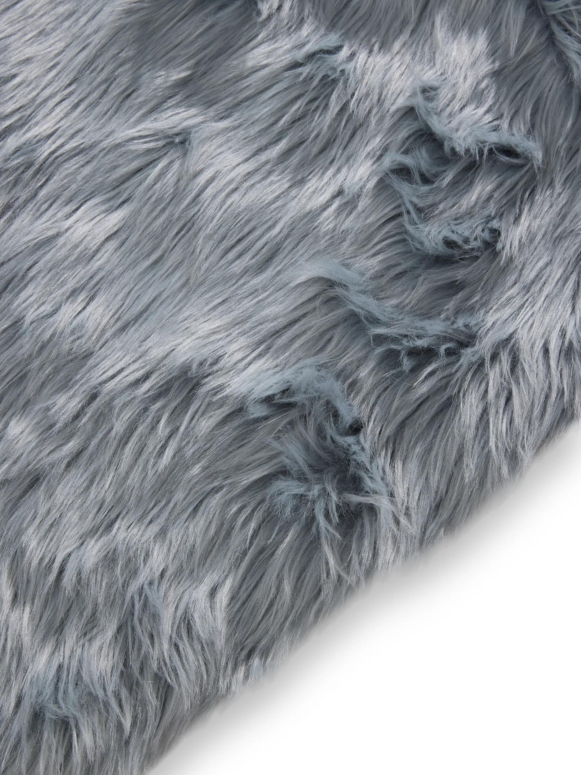 Washable Shaggy Rug Nanuk Blue