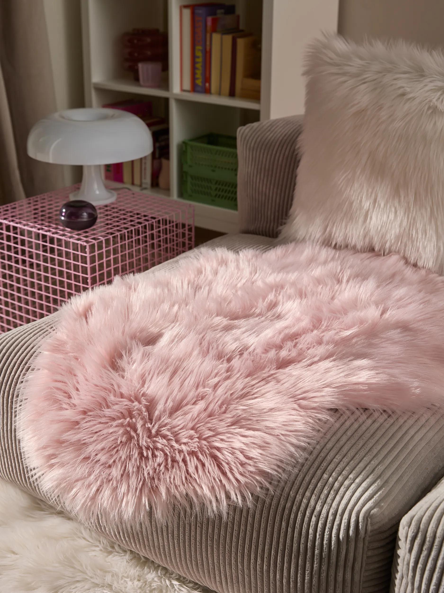 Washable Shaggy Rug Nanuk Pink