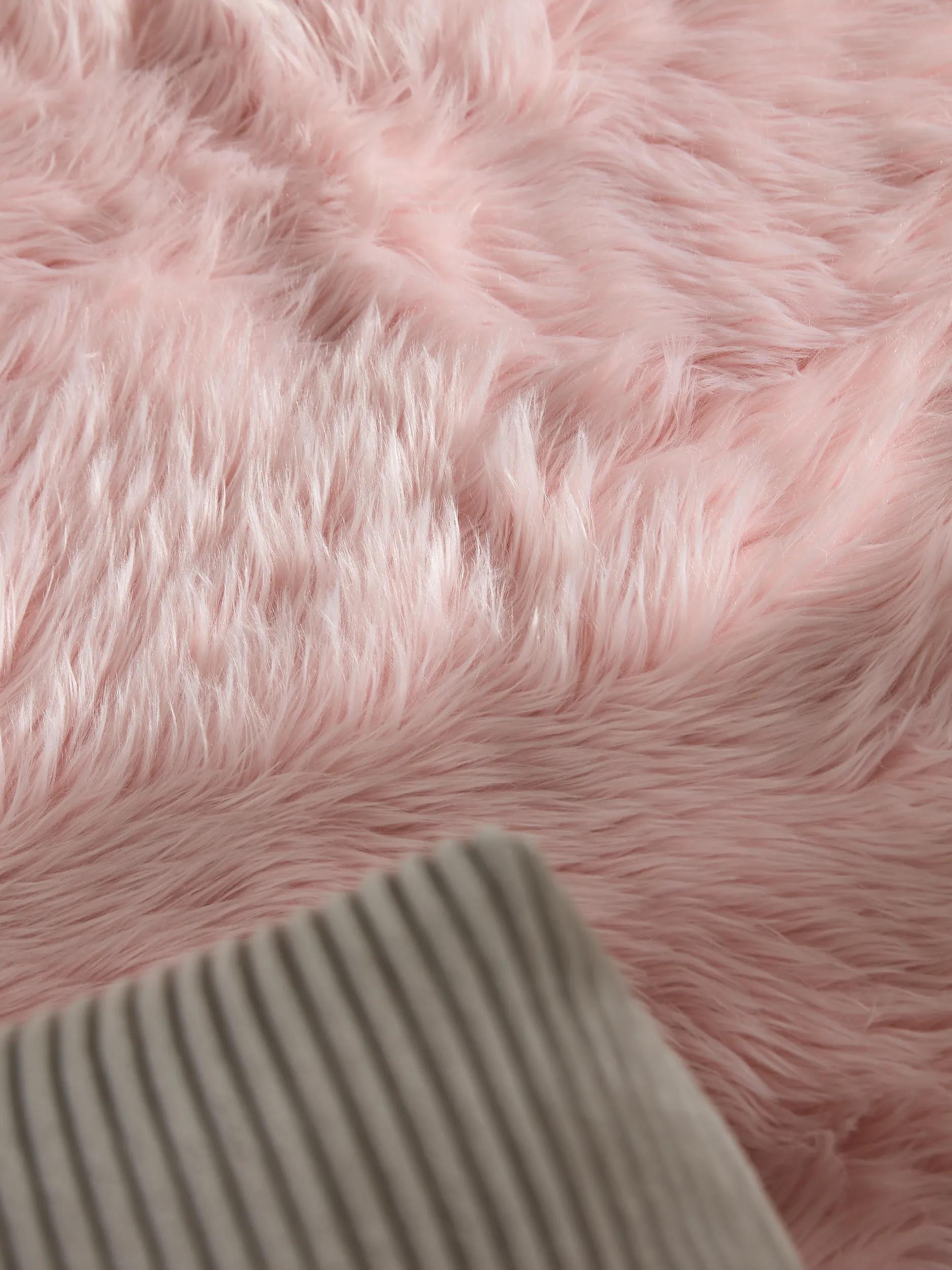 Washable Shaggy Rug Nanuk Pink