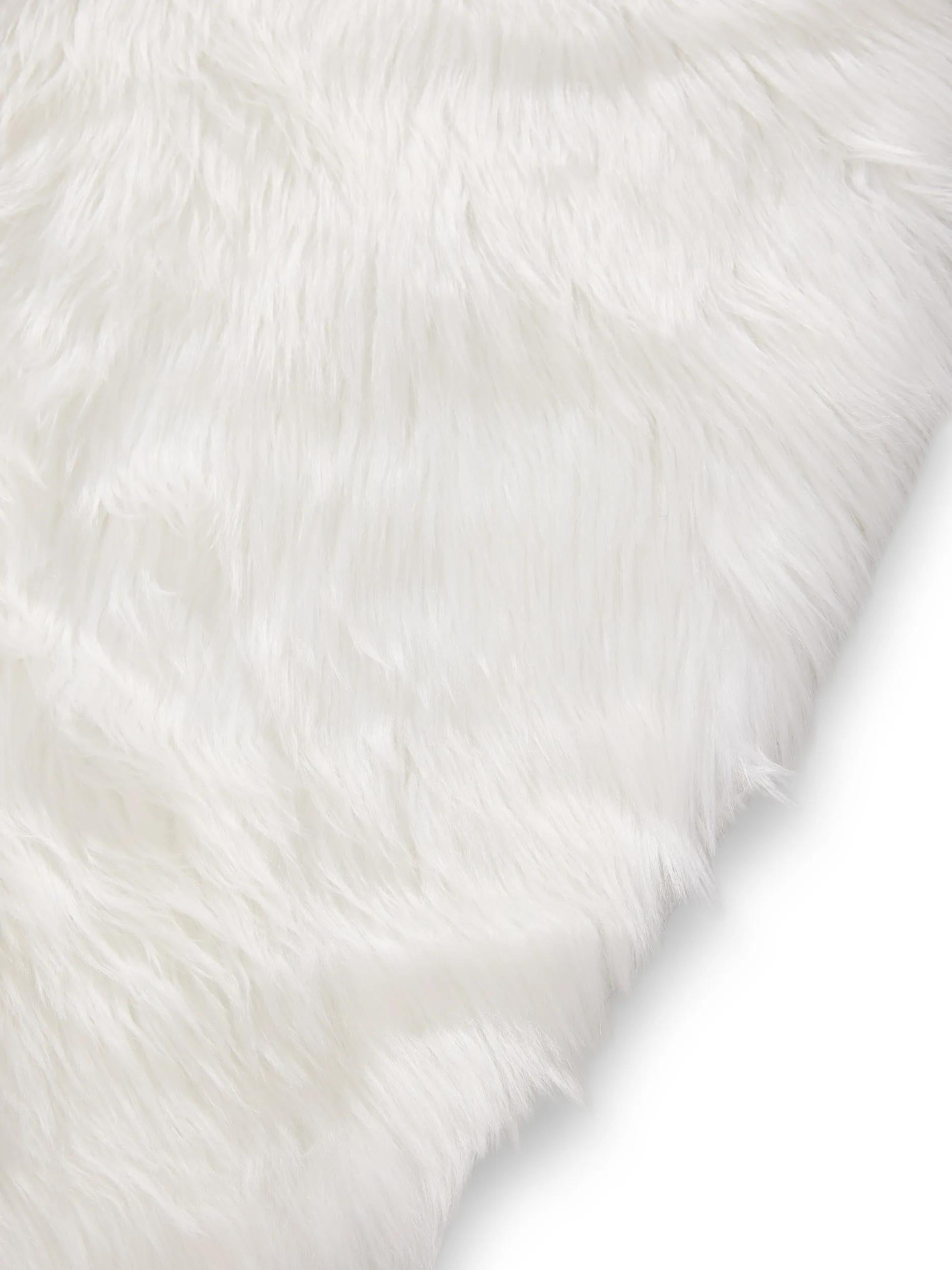 Washable Shaggy Rug Nanuk White
