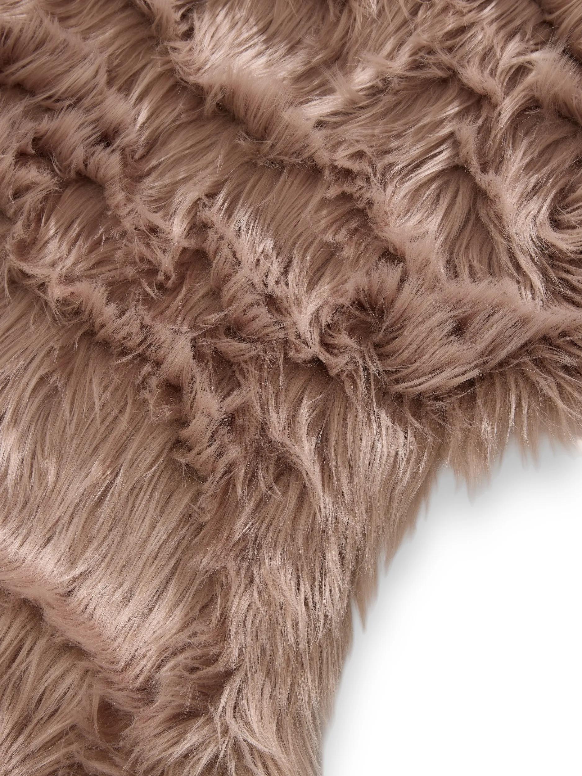 Washable Shaggy Rug Nanuk Beige