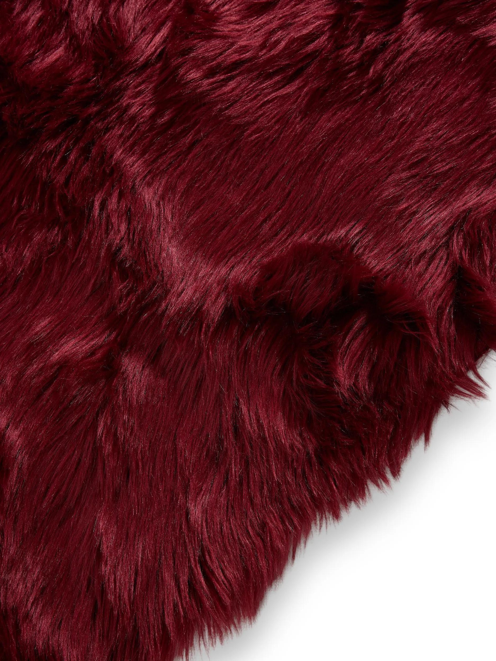 Washable Shaggy Rug Nanuk Bordeaux