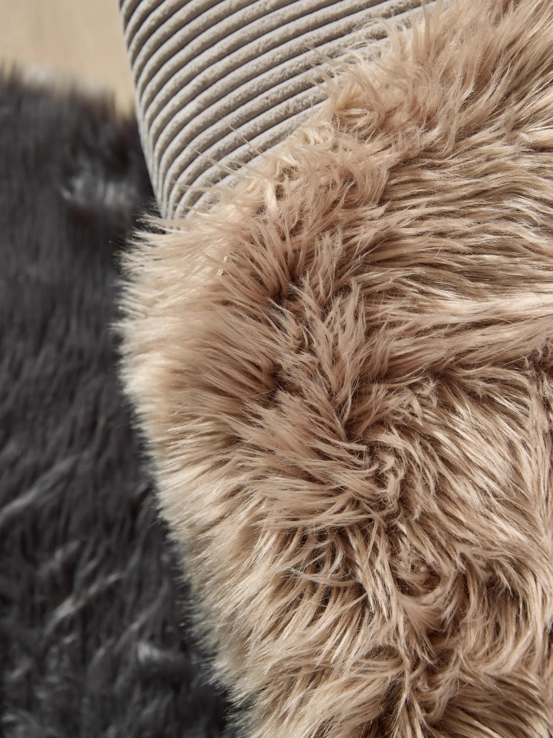 Washable Shaggy Rug Nanuk Beige