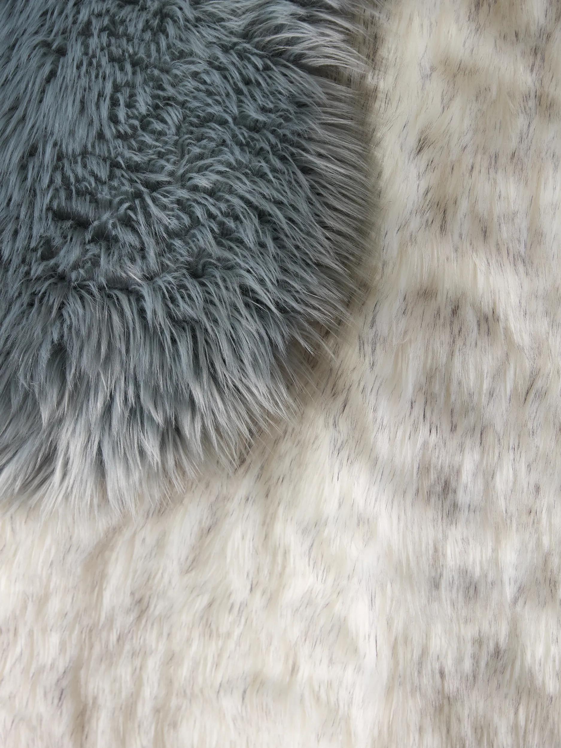 Washable Shaggy Rug Nanuk Blue