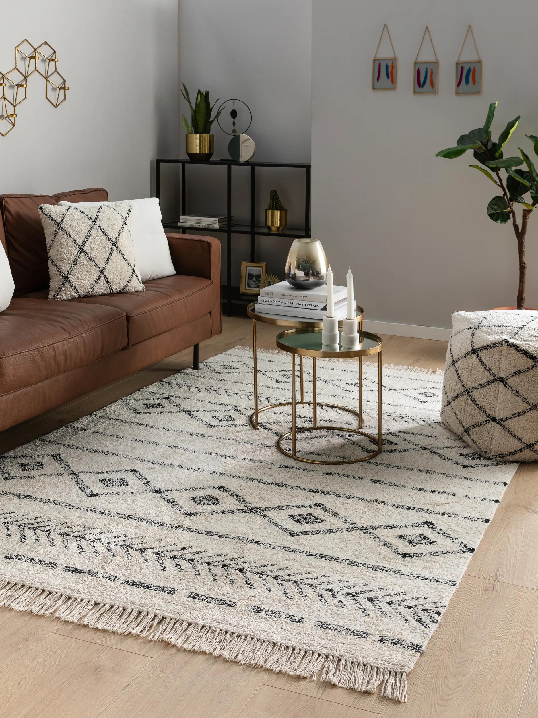 Washable Cotton Rug Naomi Cream