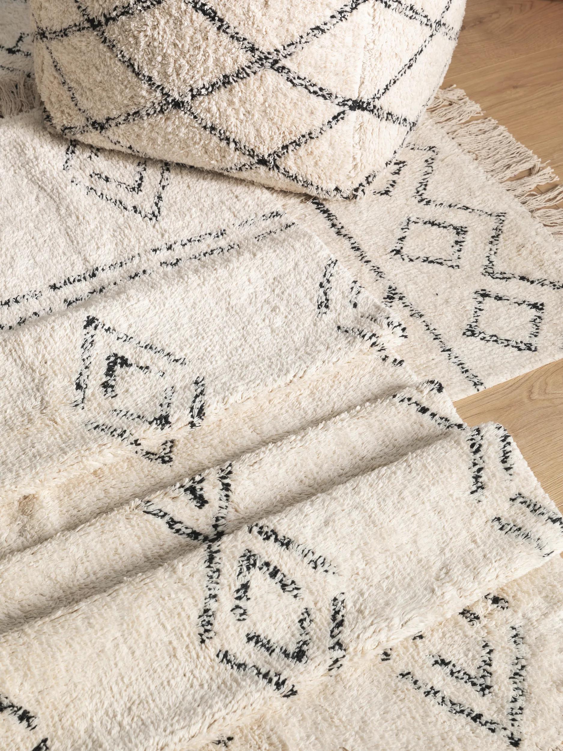 Washable Cotton Rug Naomi Cream