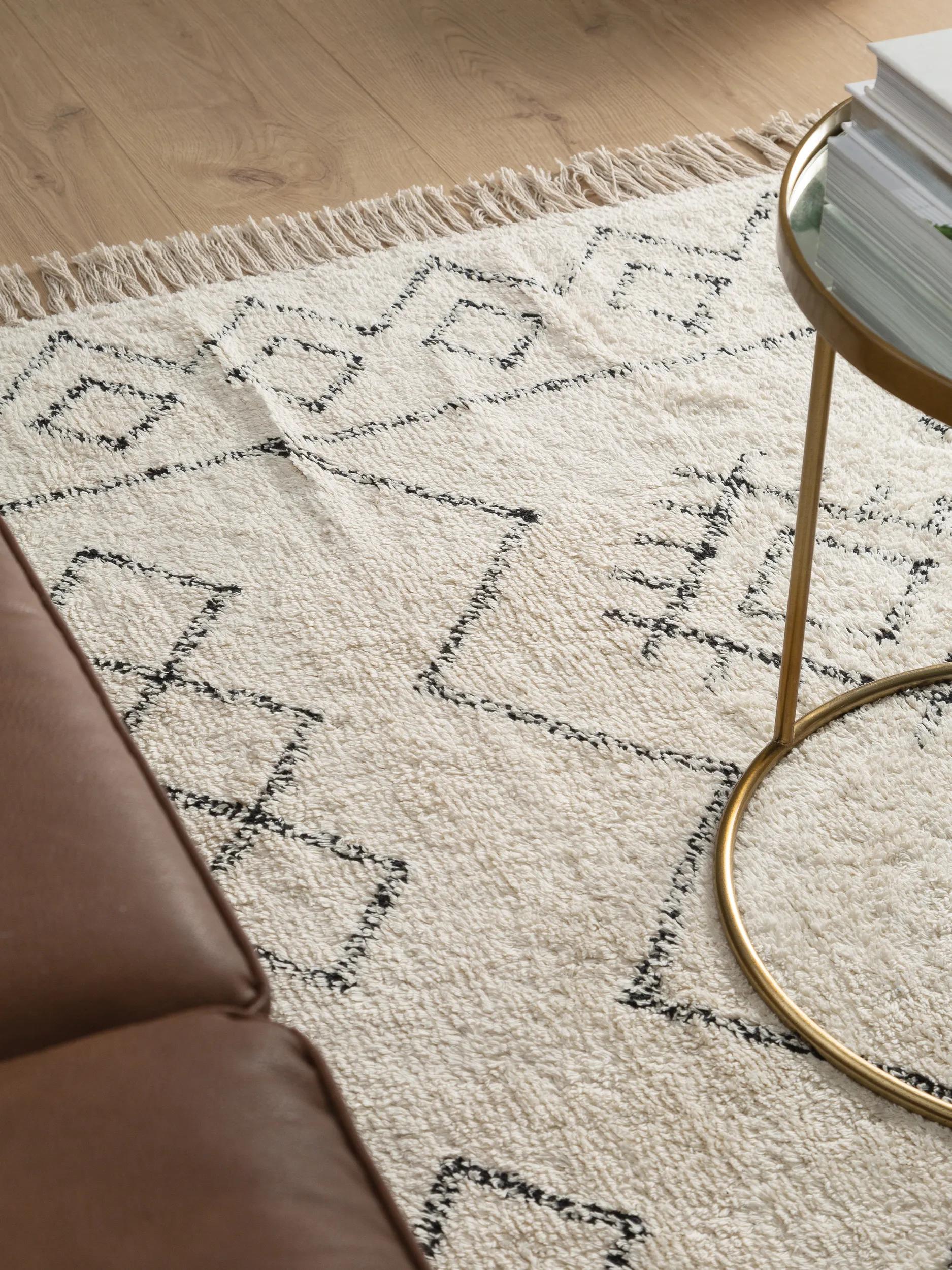 Washable Cotton Rug Naomi Cream