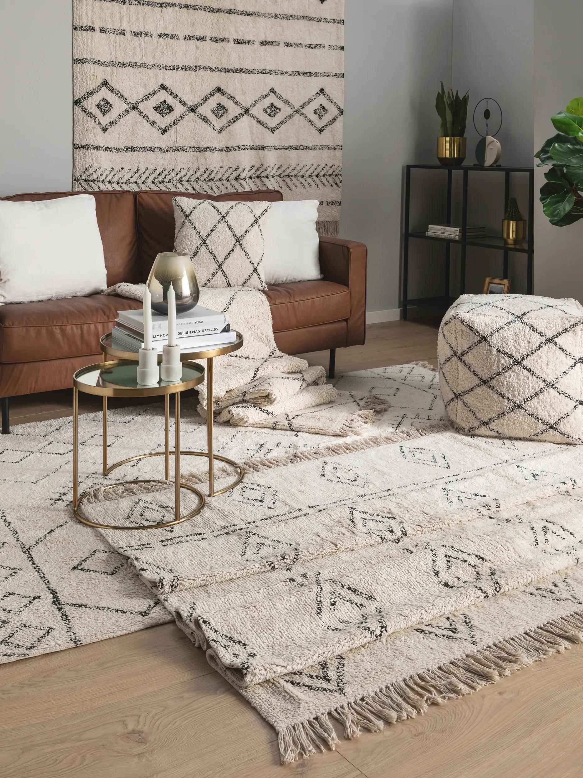 Washable Cotton Rug Naomi Cream