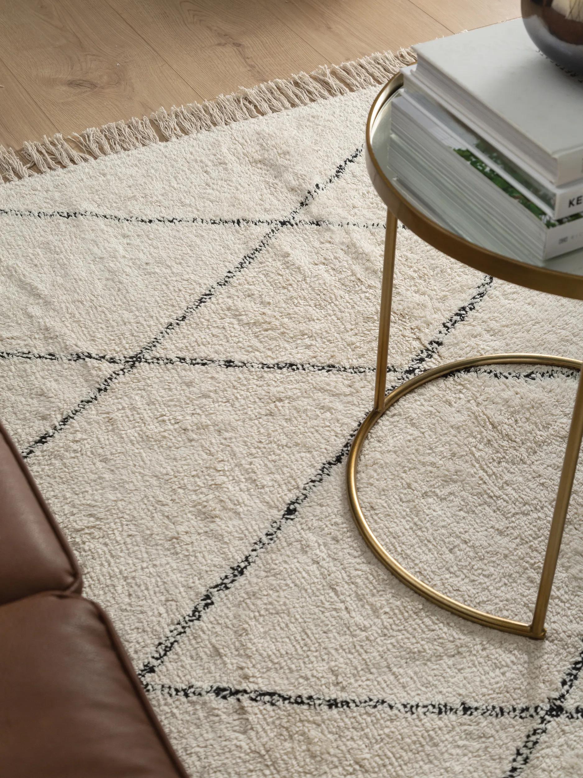 Washable Cotton Rug Naomi Cream