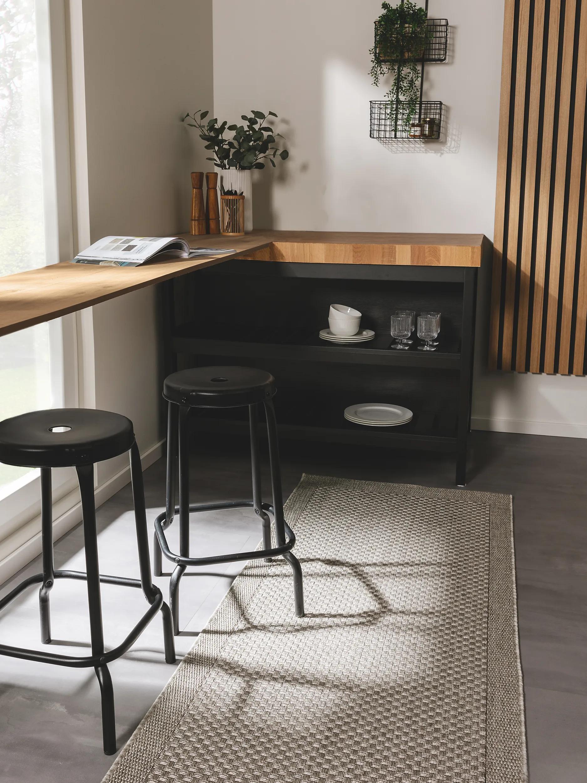 In- & Outdoor Runner Naoto Light Grey