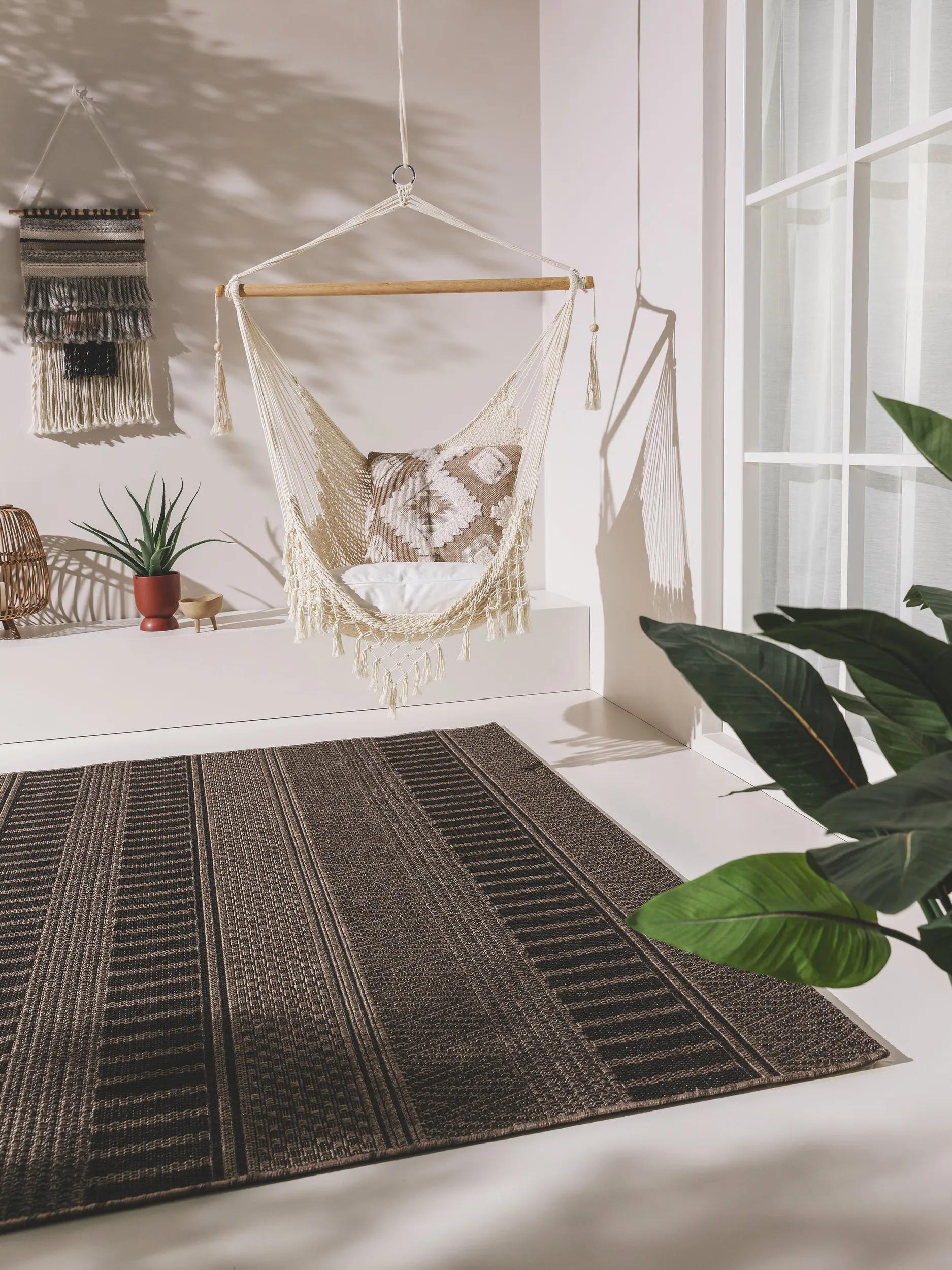 In- & Outdoor Rug Naoto Charcoal