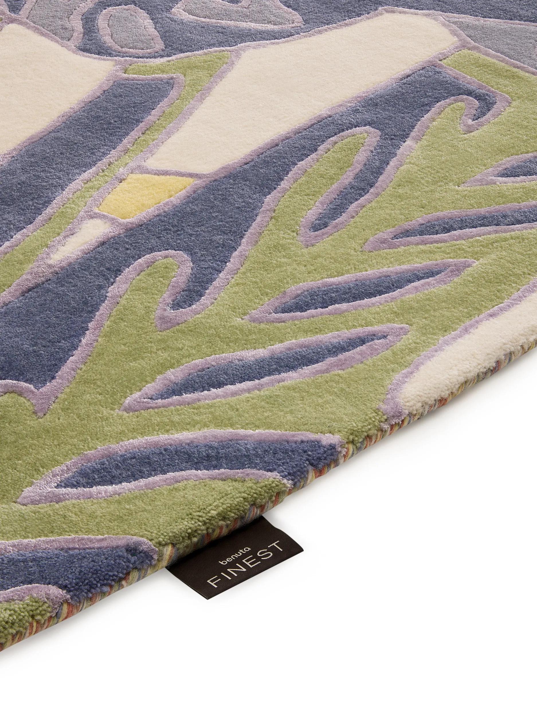 Wool Rug Narciso Multicolour/Purple