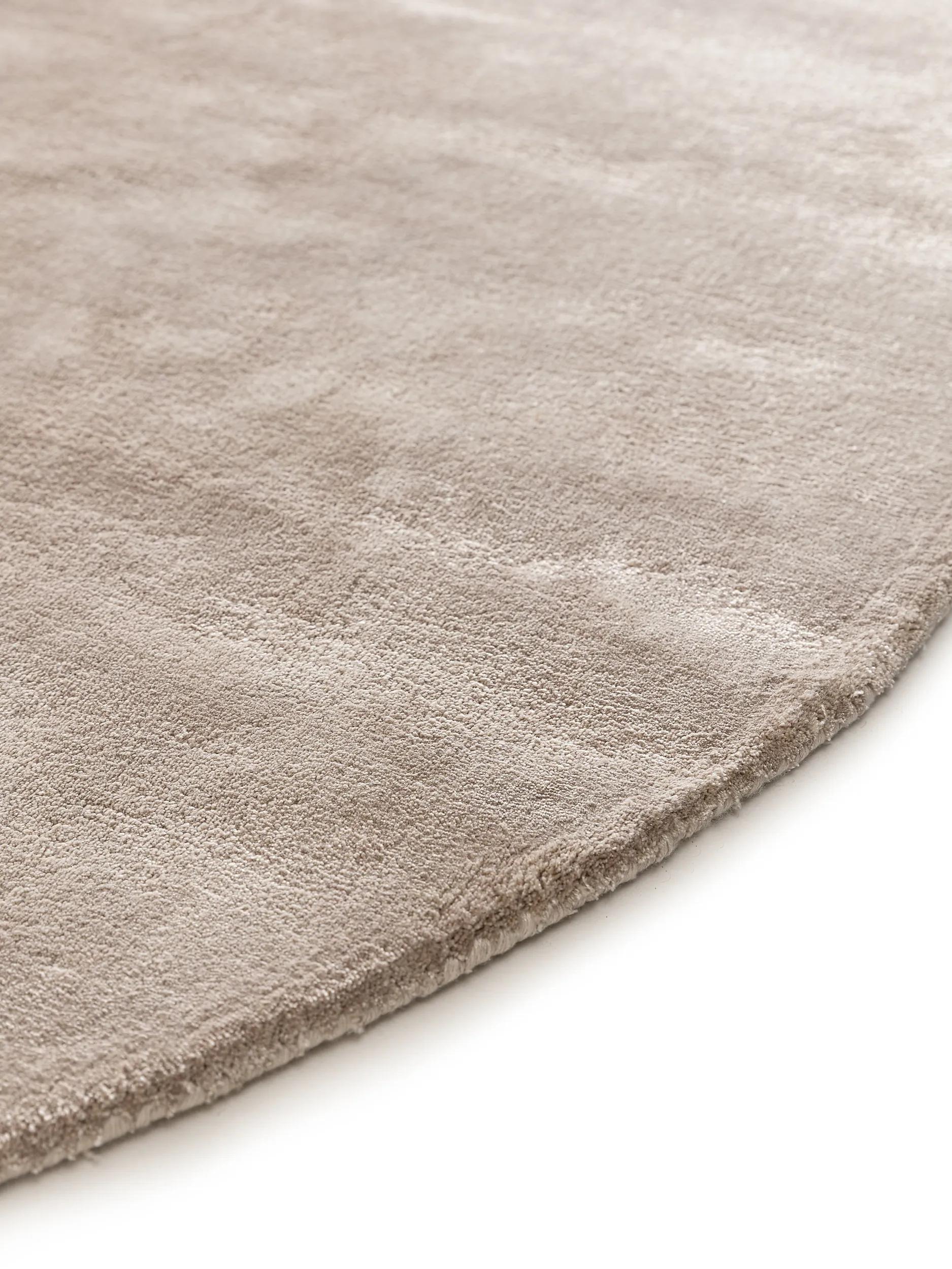 Viscose Rug Oval Nela Taupe
