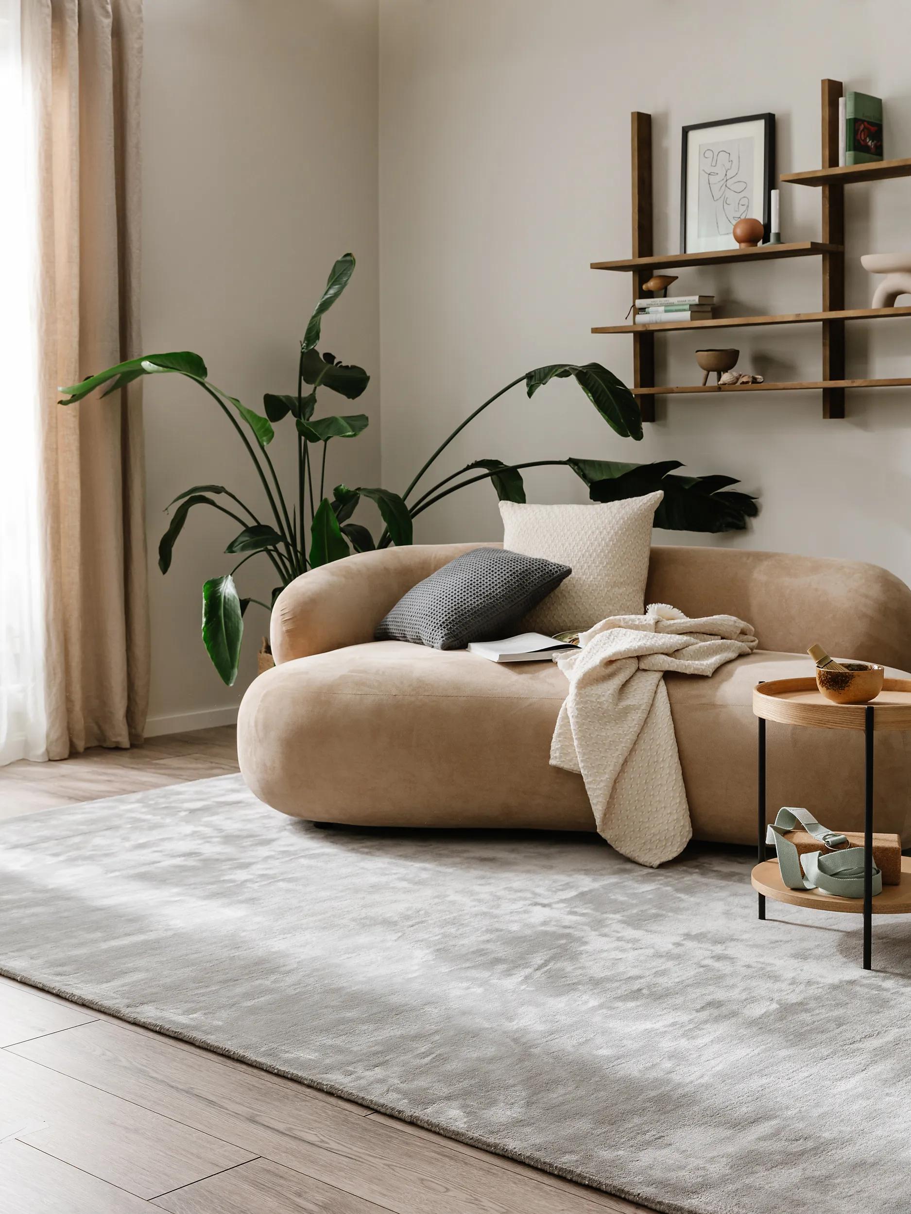 Viscose Rug Nela Grey