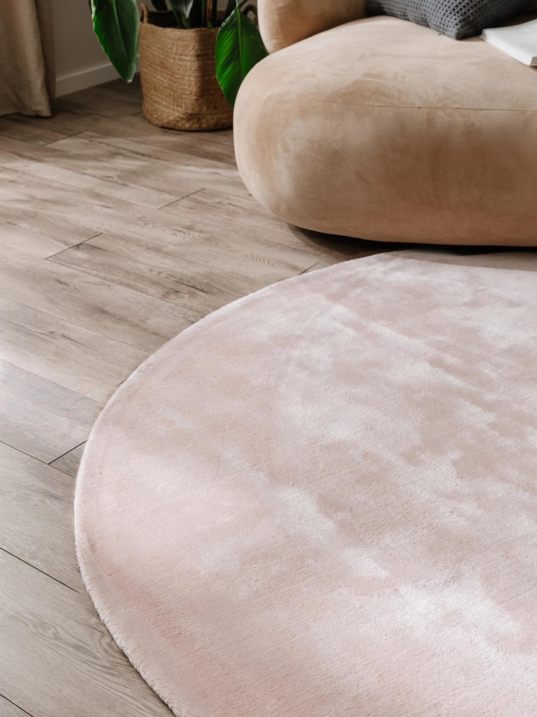 Viscose Rug Round Nela Rose