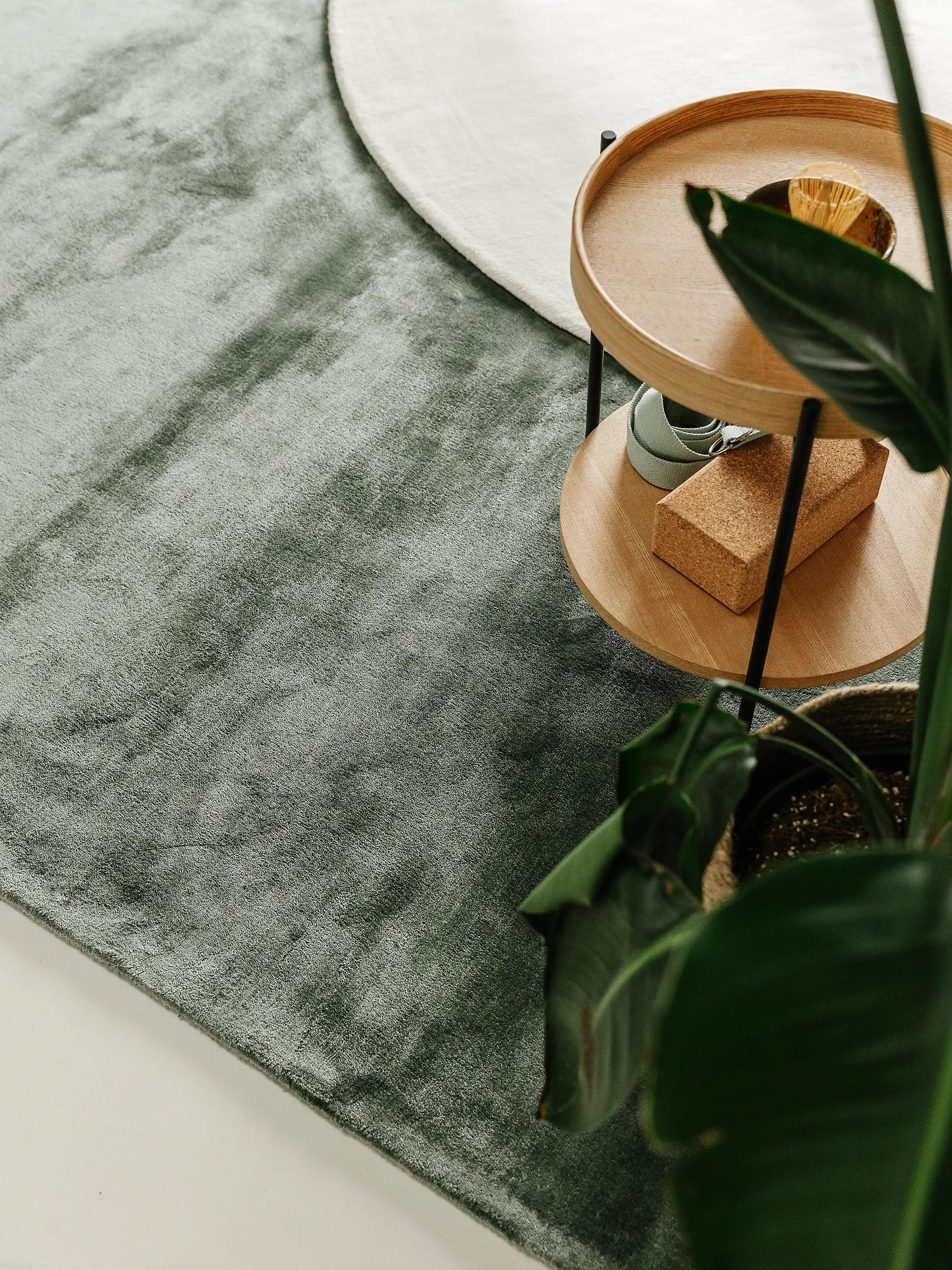 Viscose Rug Nela Light Green