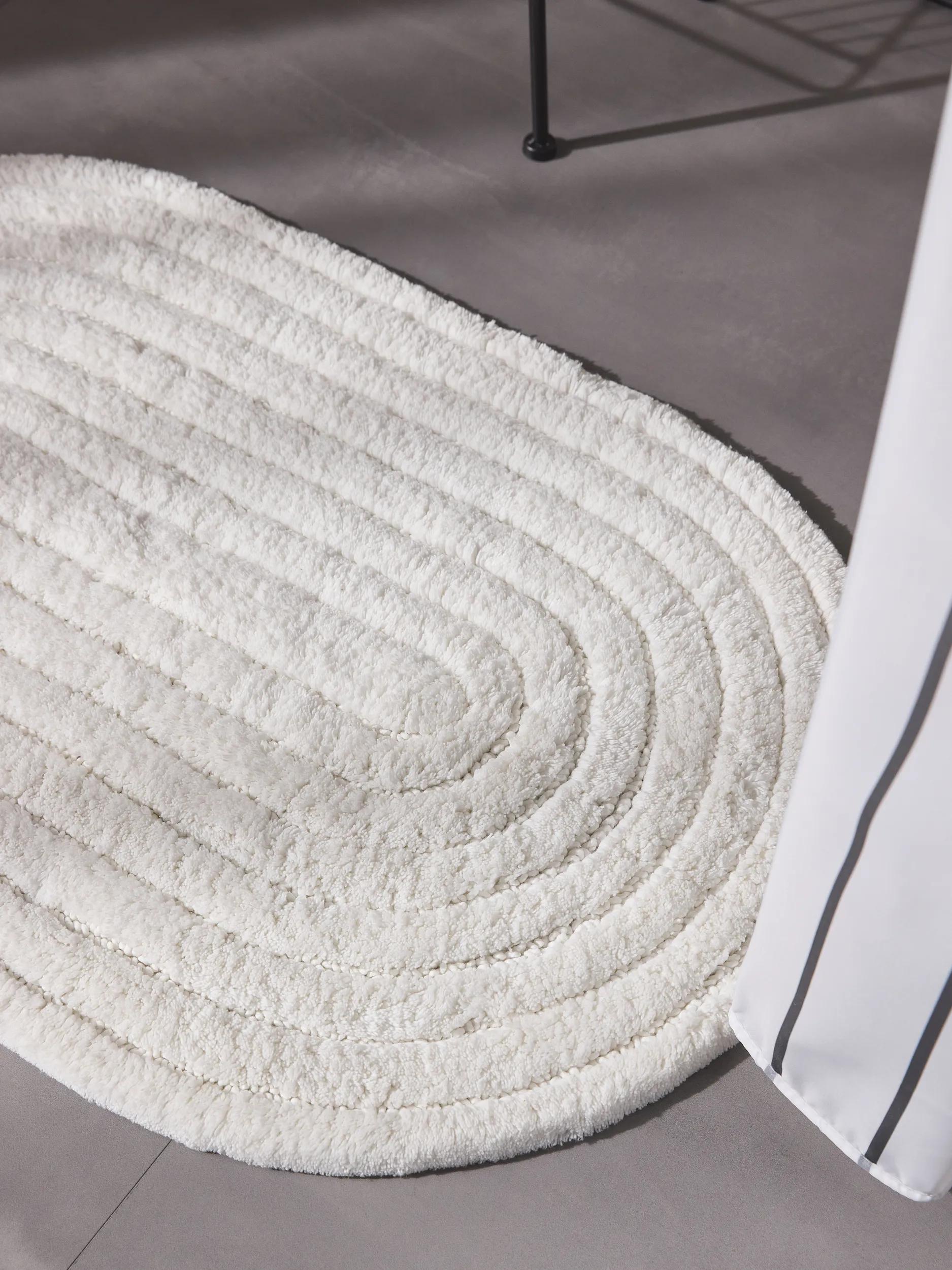 Alfombra de baño Nia crema