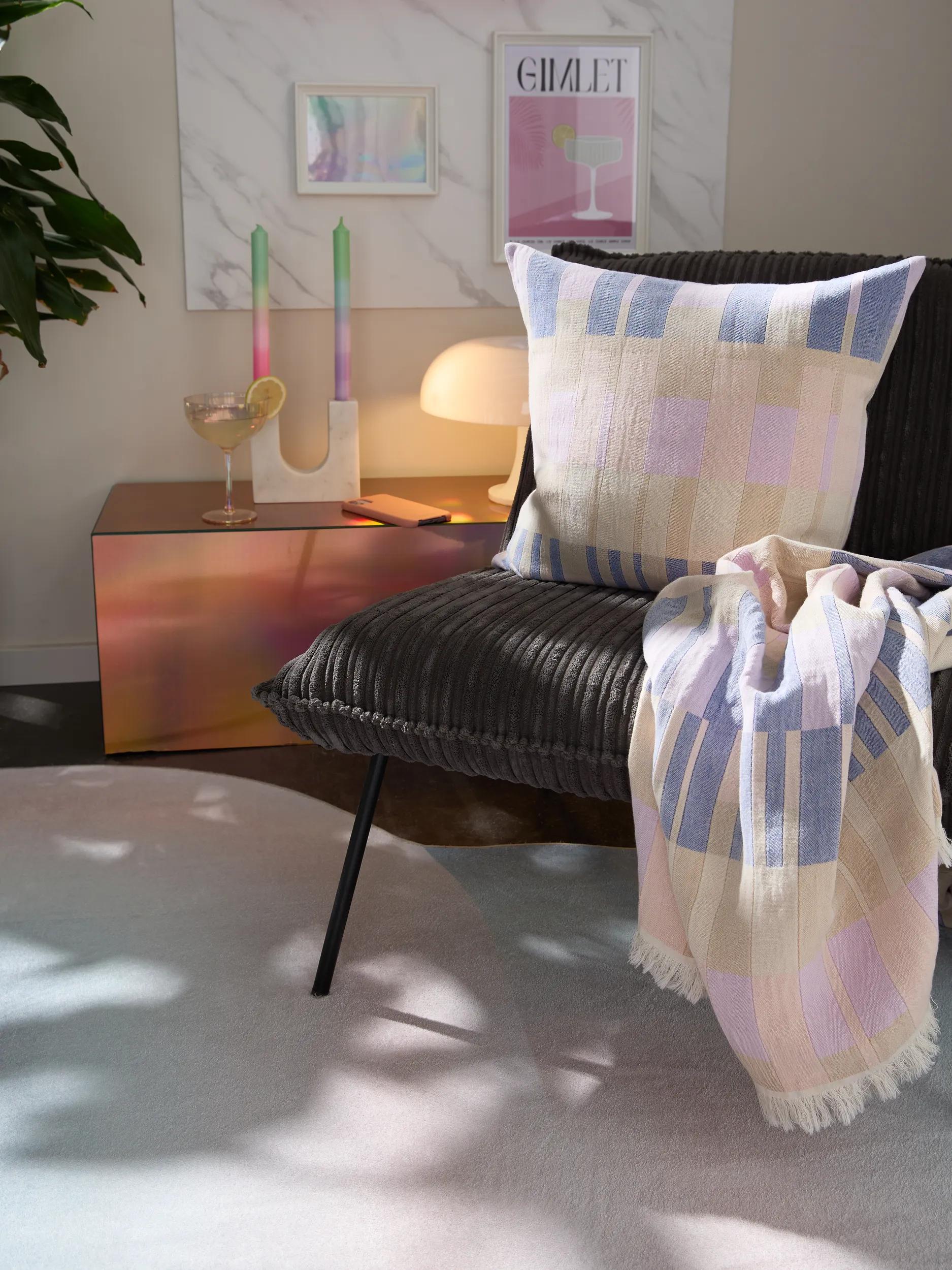 Cushion Cover Nico Multicolour/Purple