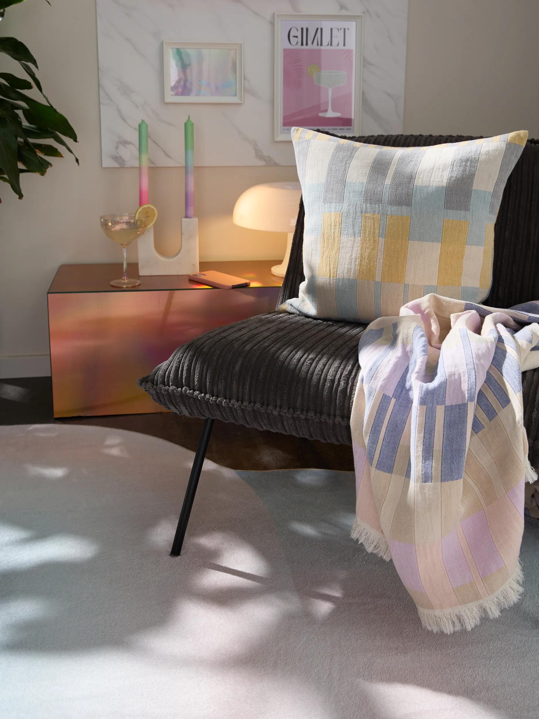 Cushion Cover Nico Multicolour/Yellow