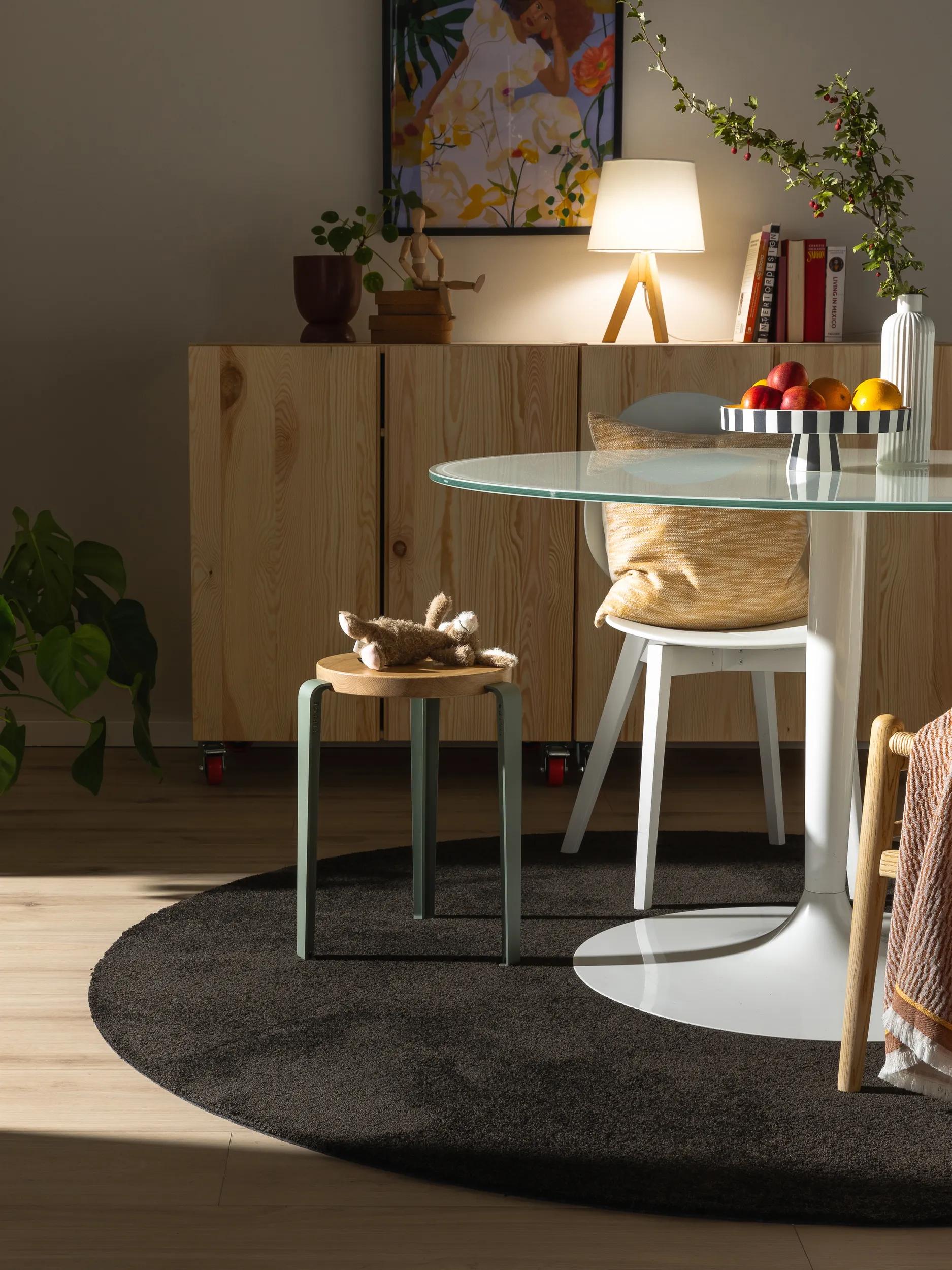 Washable Rug Nina Charcoal