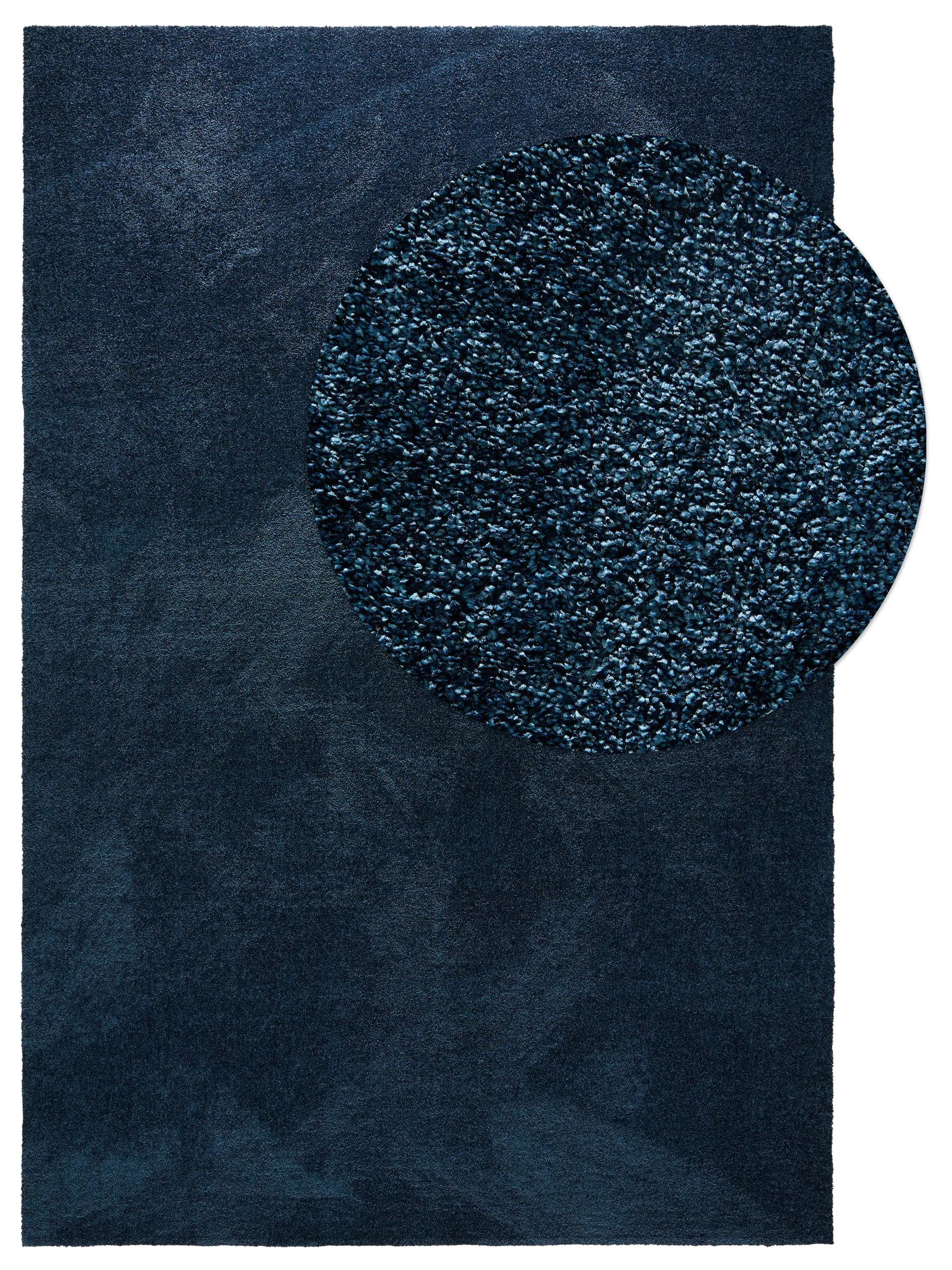 Washable Rug Nina Dark Blue