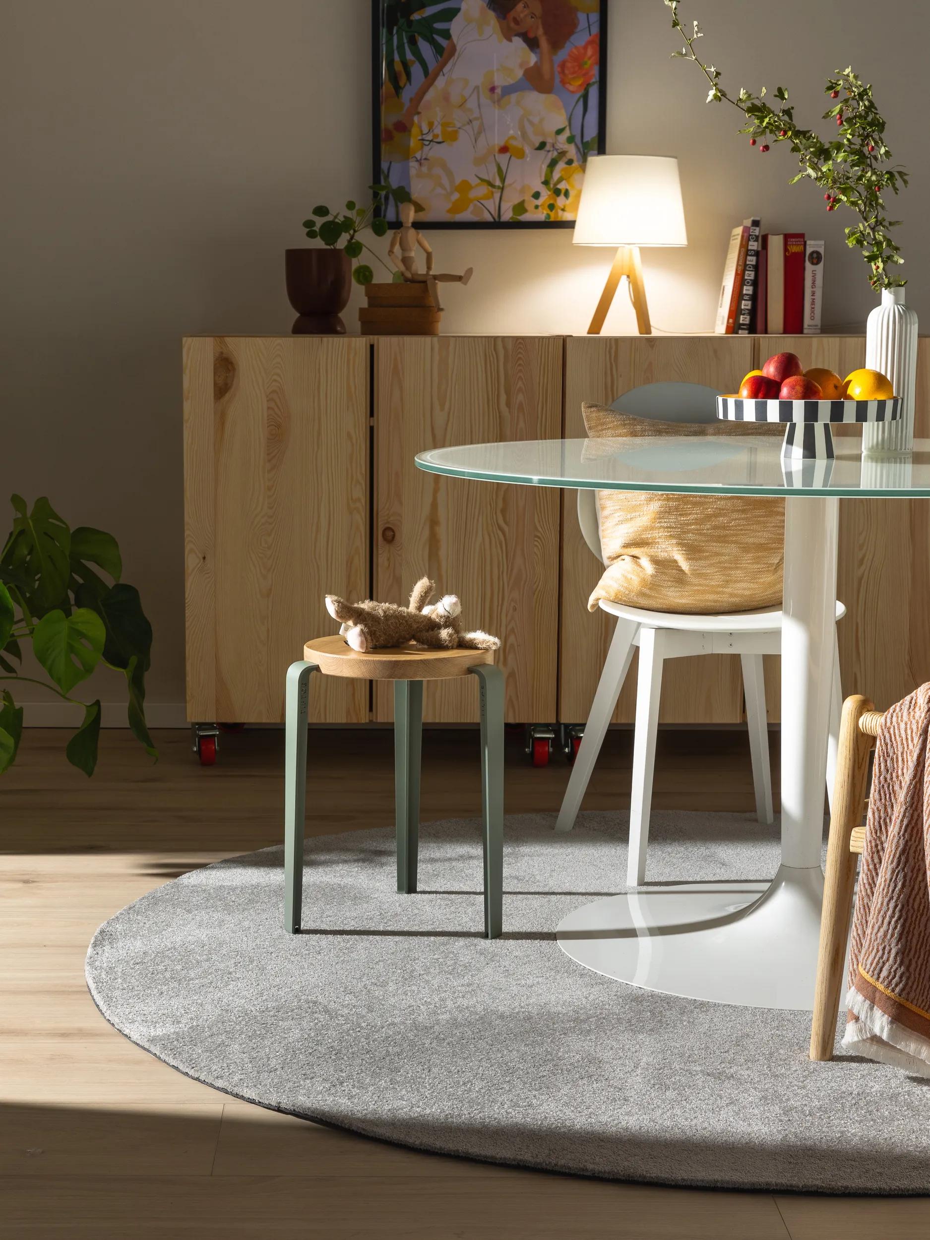 Washable Rug Nina Grey