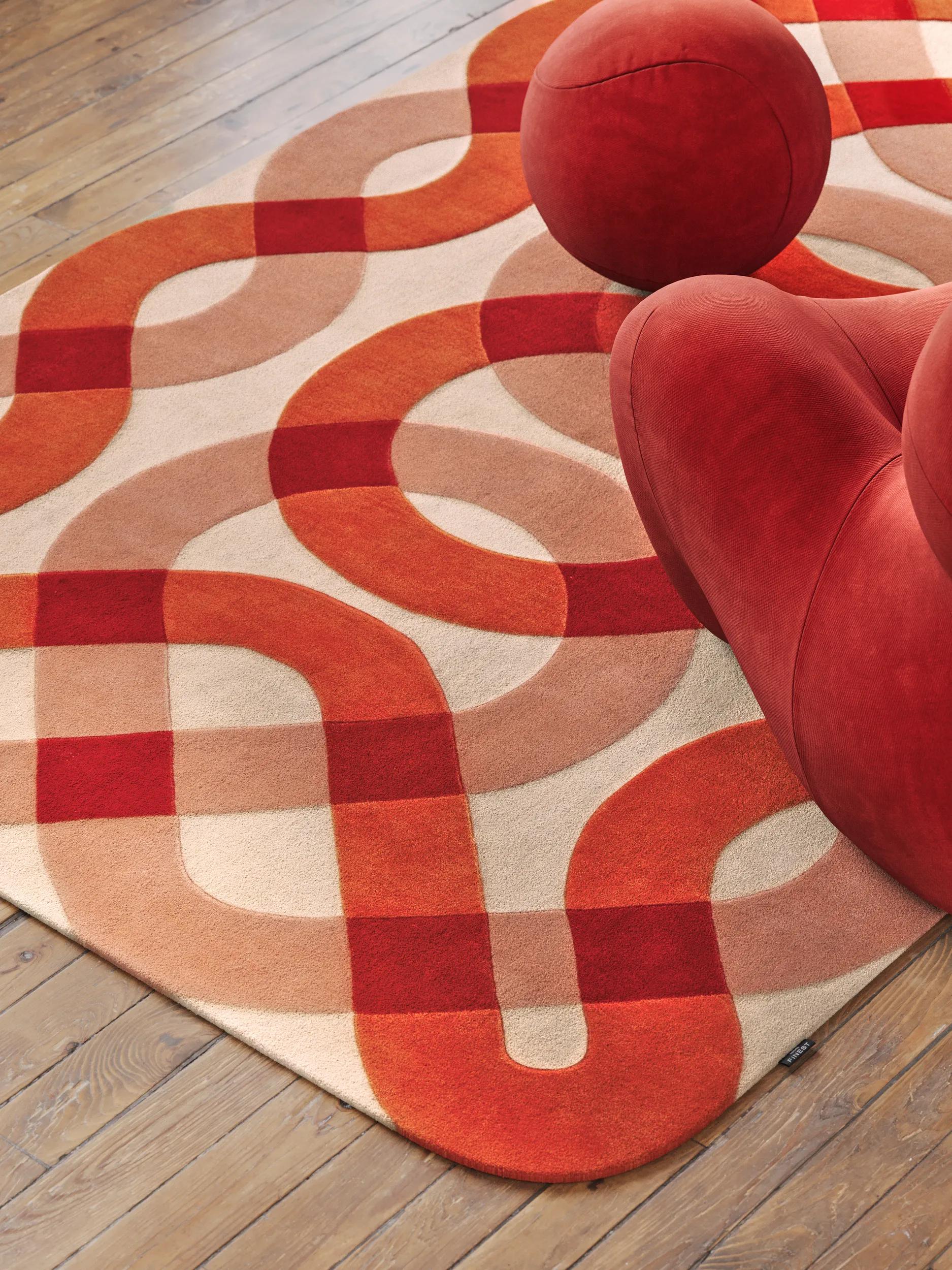 Wool Rug Nio Red