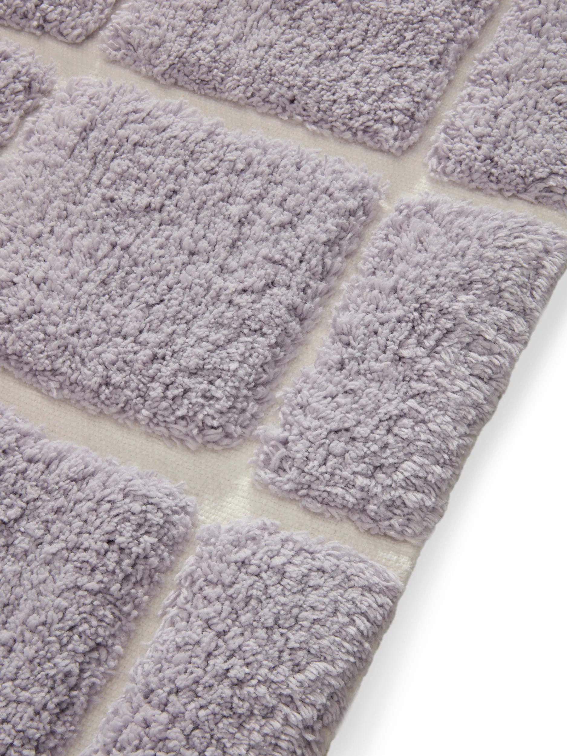 Bath Rug Noa Purple/White