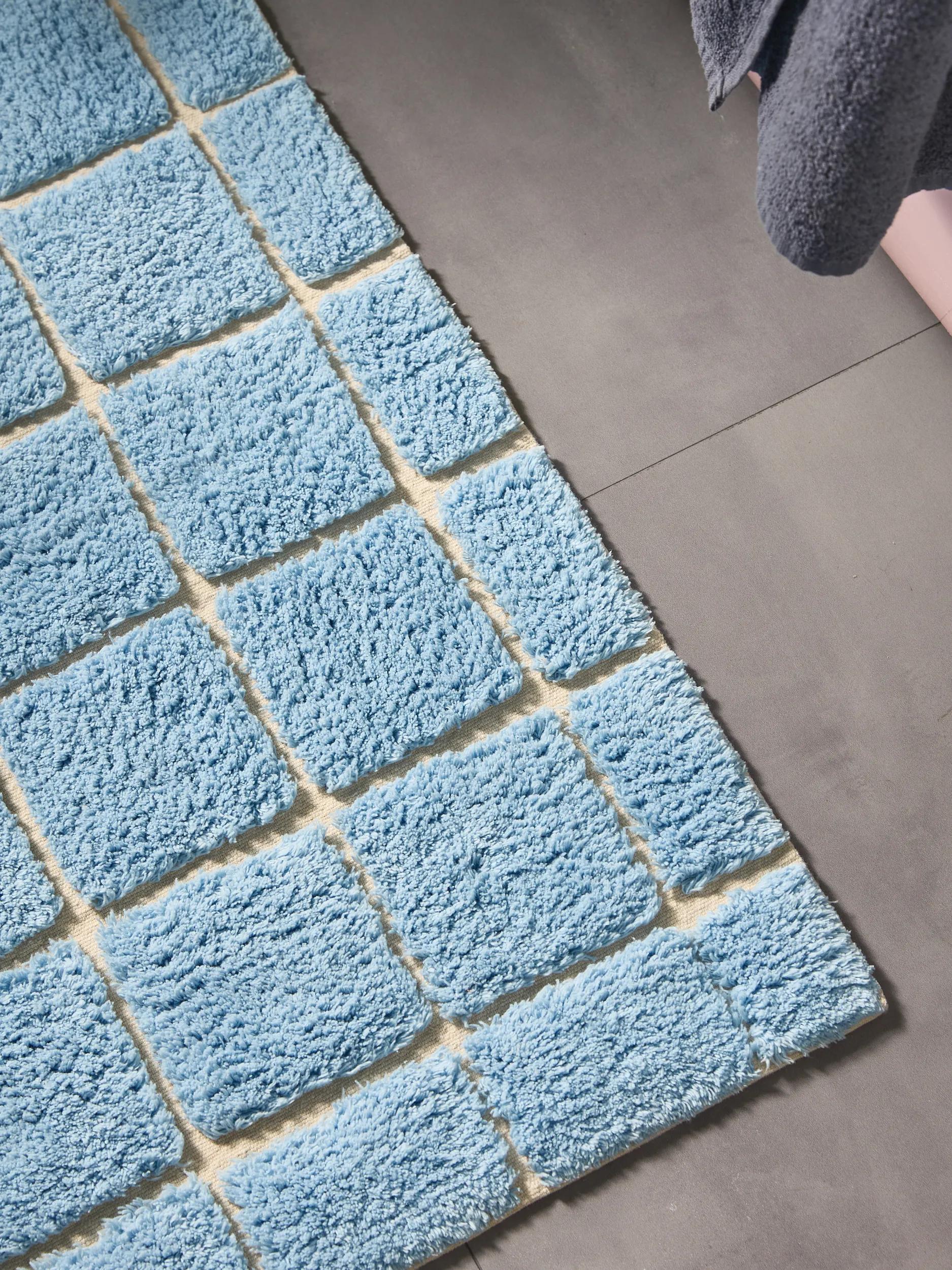 Bath Rug Noa Blue/Cream