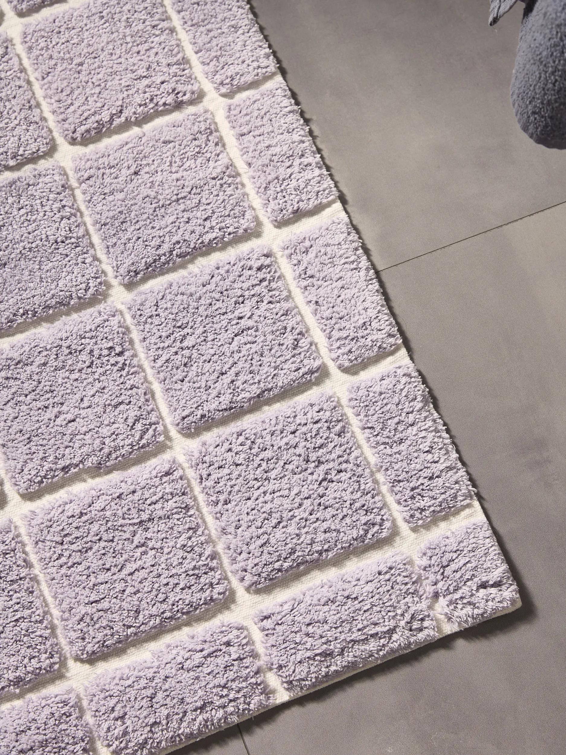 Bath Rug Noa Purple/White